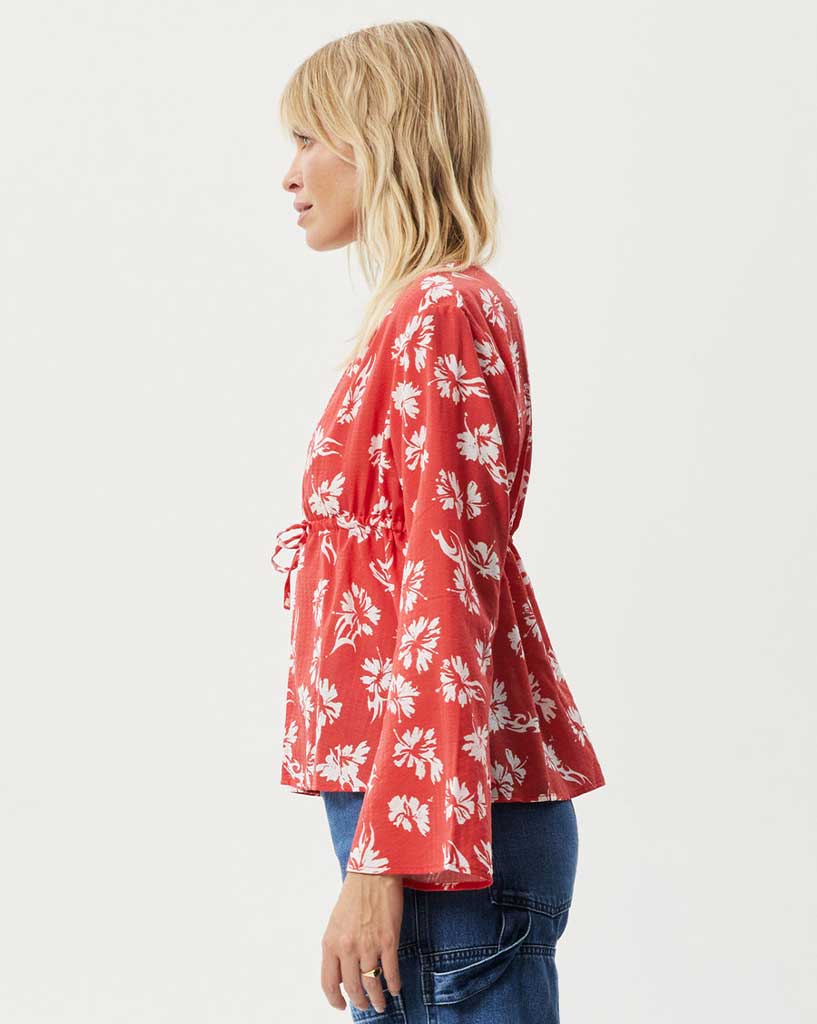    afends-Hibiscus-Tie-Blouse-W234101