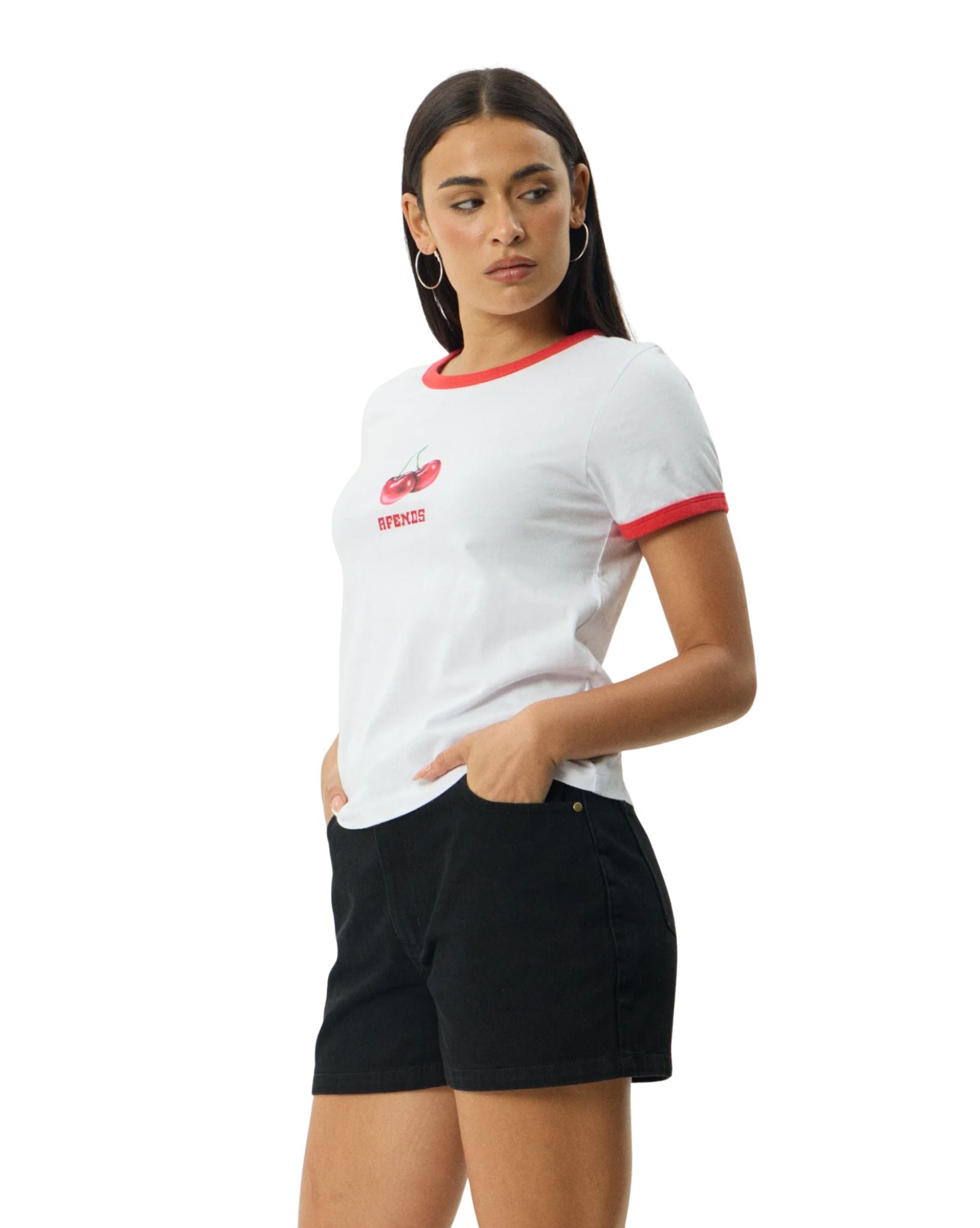 Afends Abiza - Recycled Ringer Tee