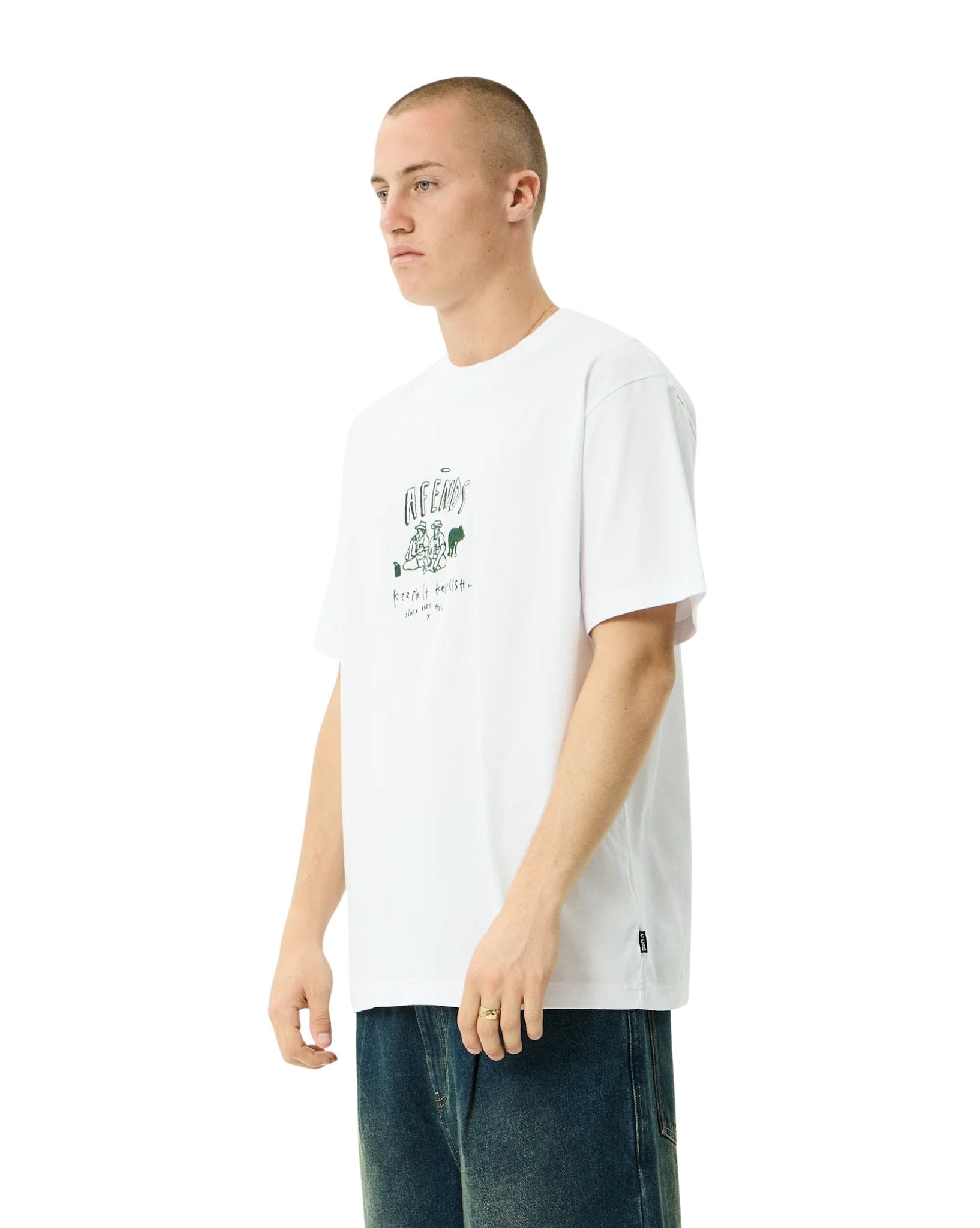 Afends Camp Fire - Recycled Boxy Tee
