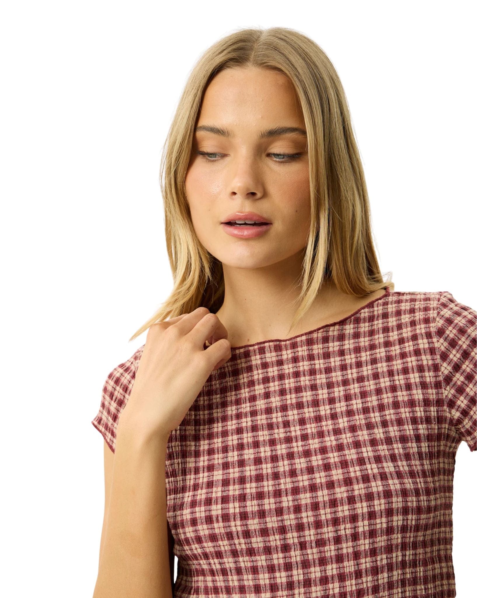 Afends Capricorn - Seersucker Top