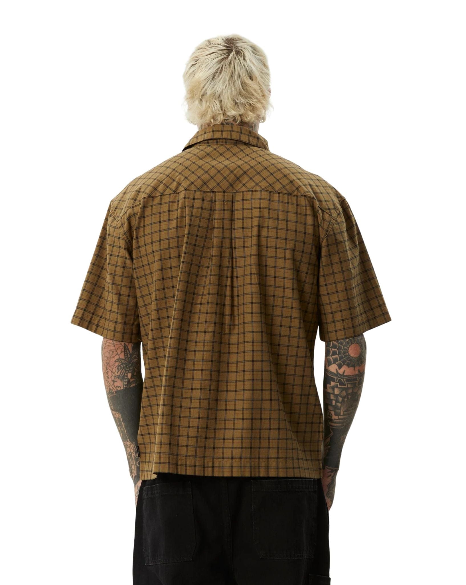 Afends Challenger - Organic Check Short Sleeve Shirt