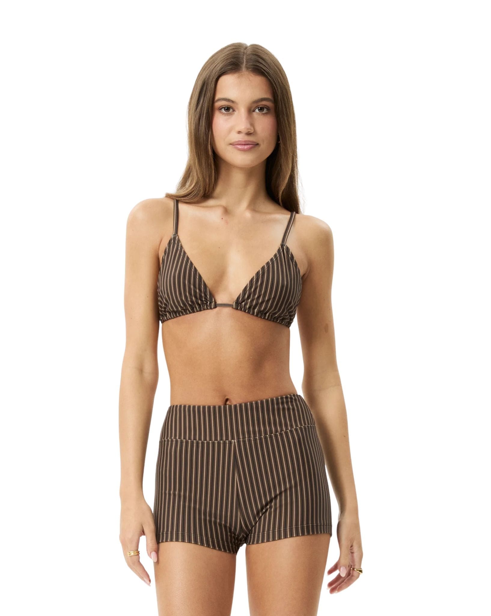 Afends Cyrus - Recycled Bikini Top Stripe