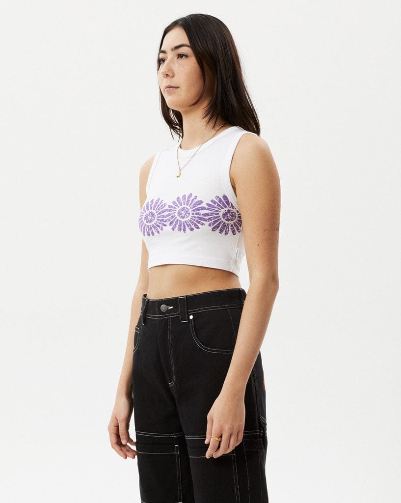 Afends Daisy - Recycled Cropped Singlet