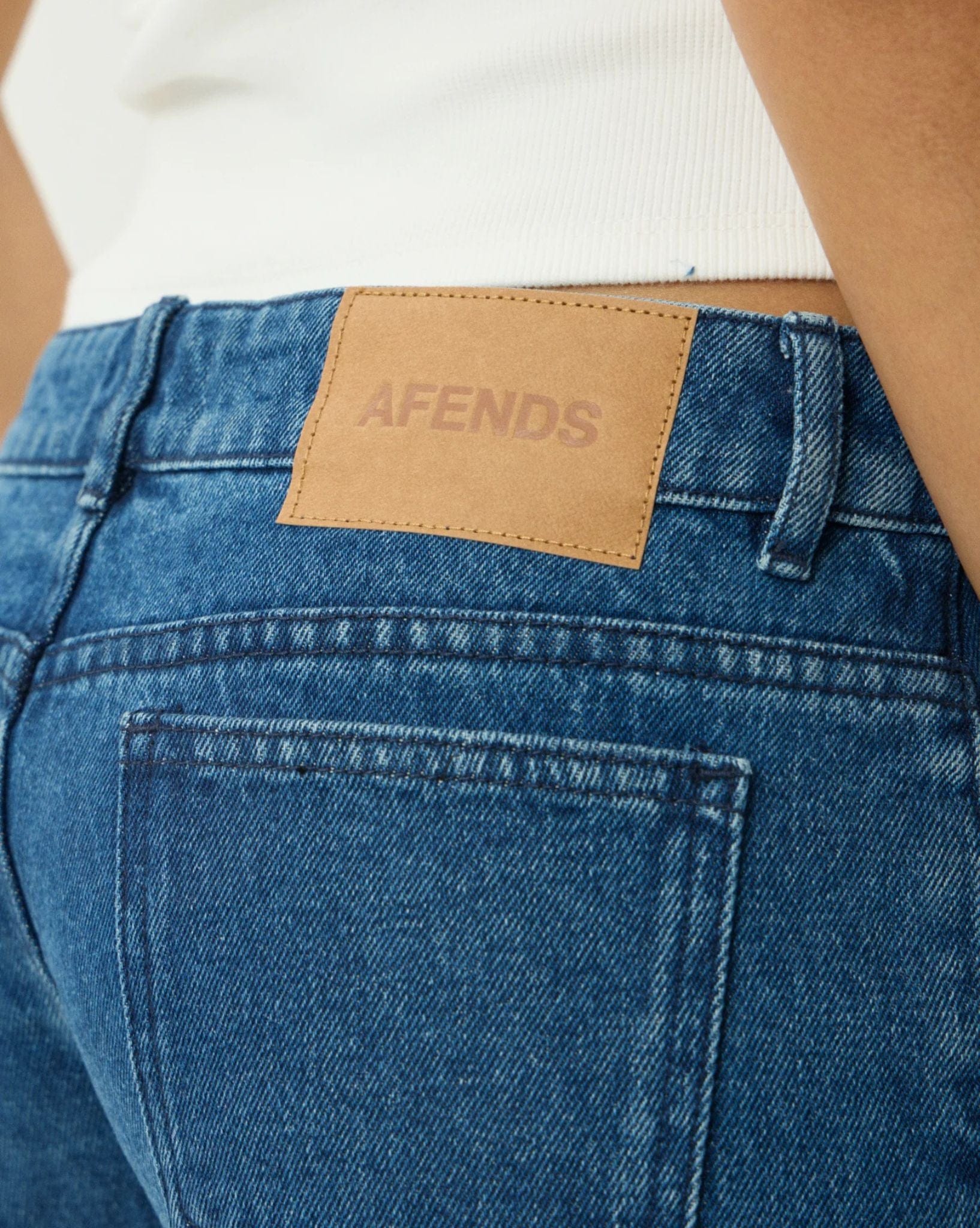 Afends Dallas - Low Rise Denim Shorts