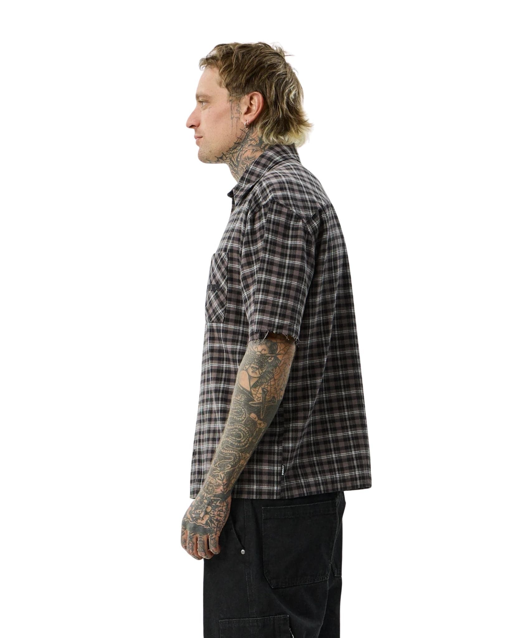 Afends Darkness - Recycled Short Sleeve Shirt