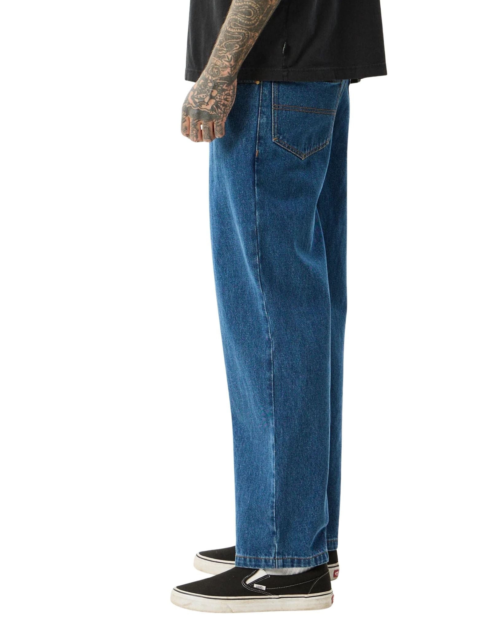 Afends Fast Forward - Denim Ultra Baggy Jeans