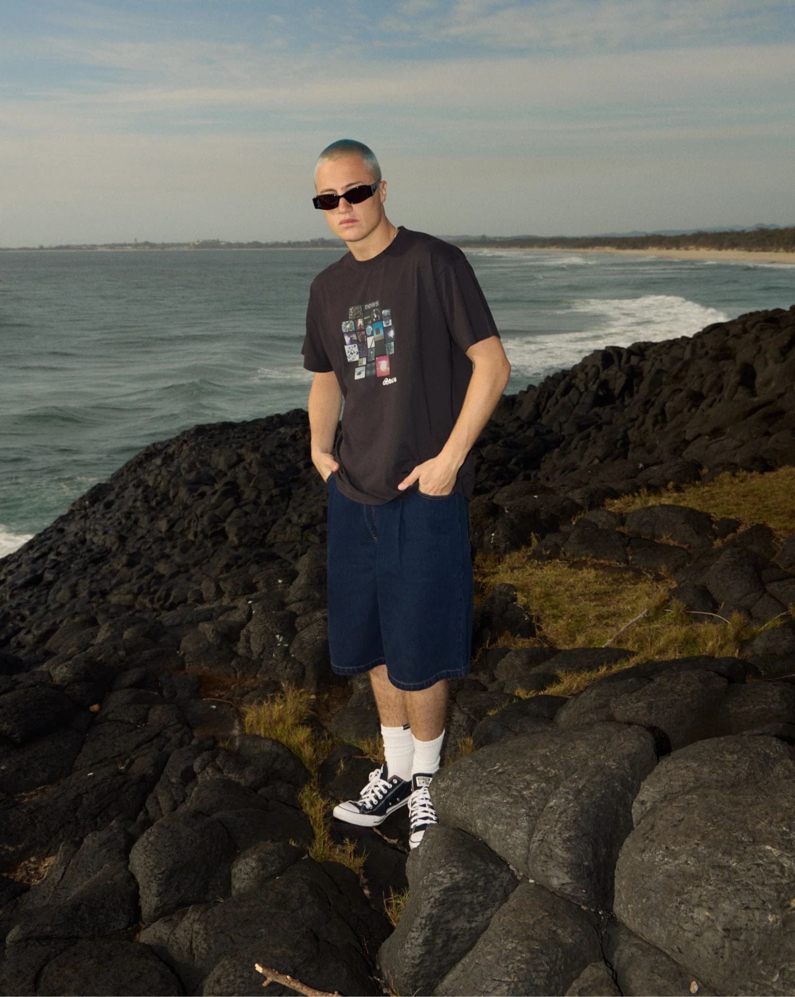 Afends Framed - Recycled Boxy Fit Tee