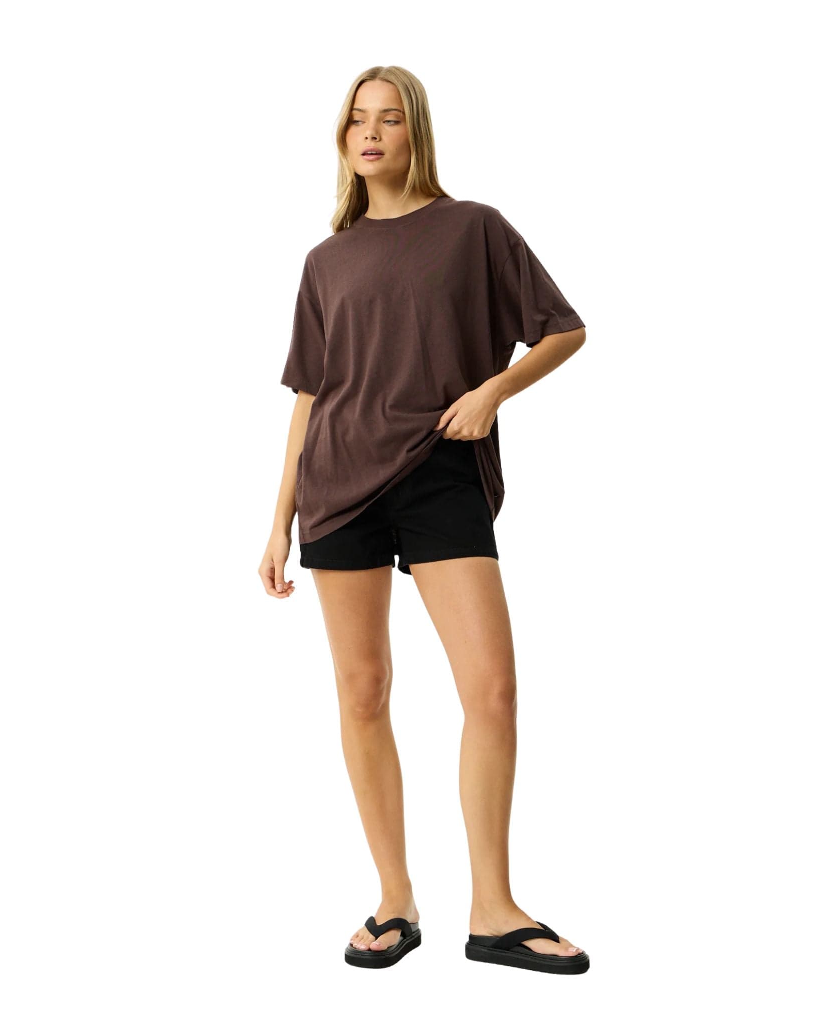 Afends Genesis - Heavyweight Recycled Boxy Fit Tee