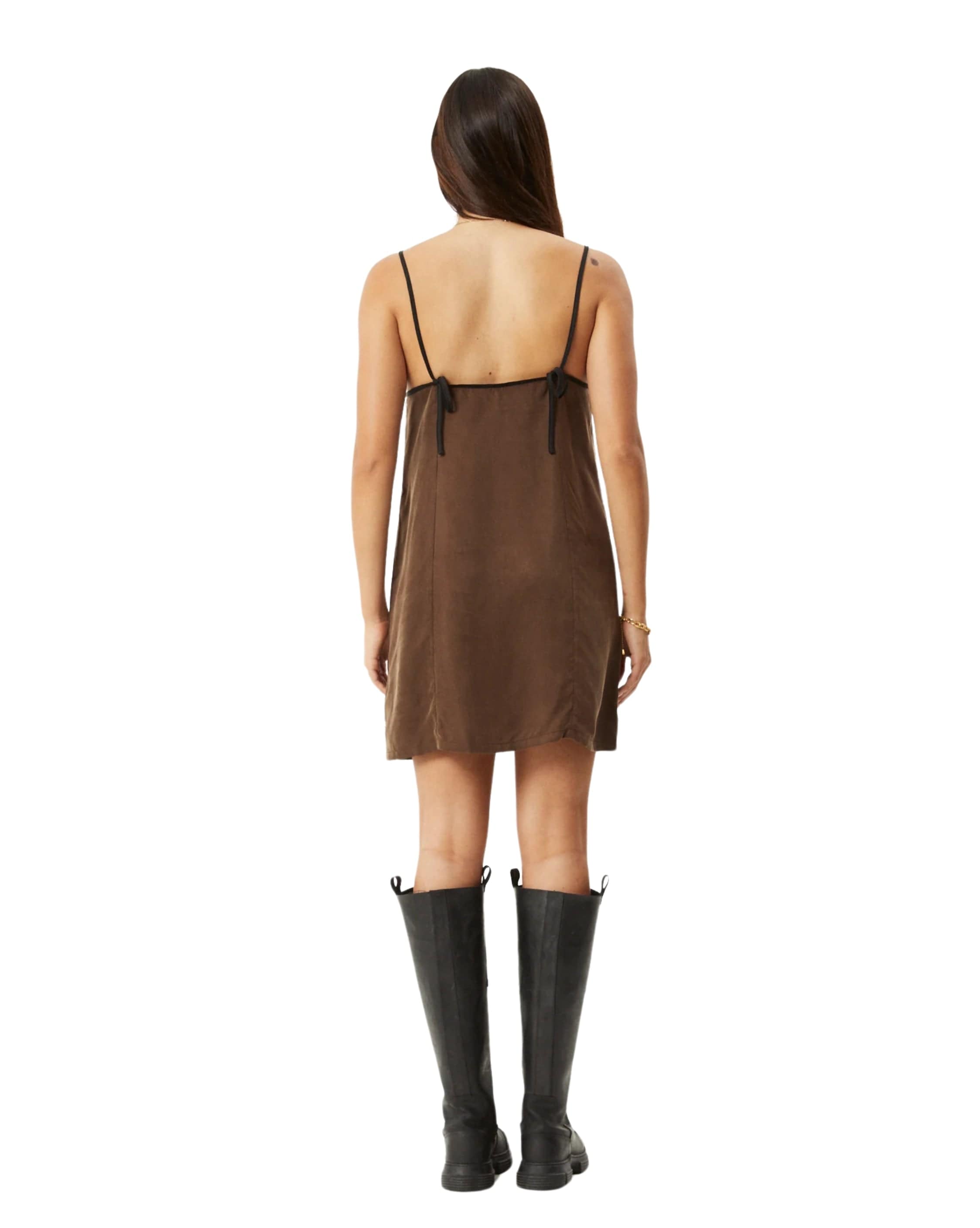 Afends Giselle Cupro Recycled Mini Dress