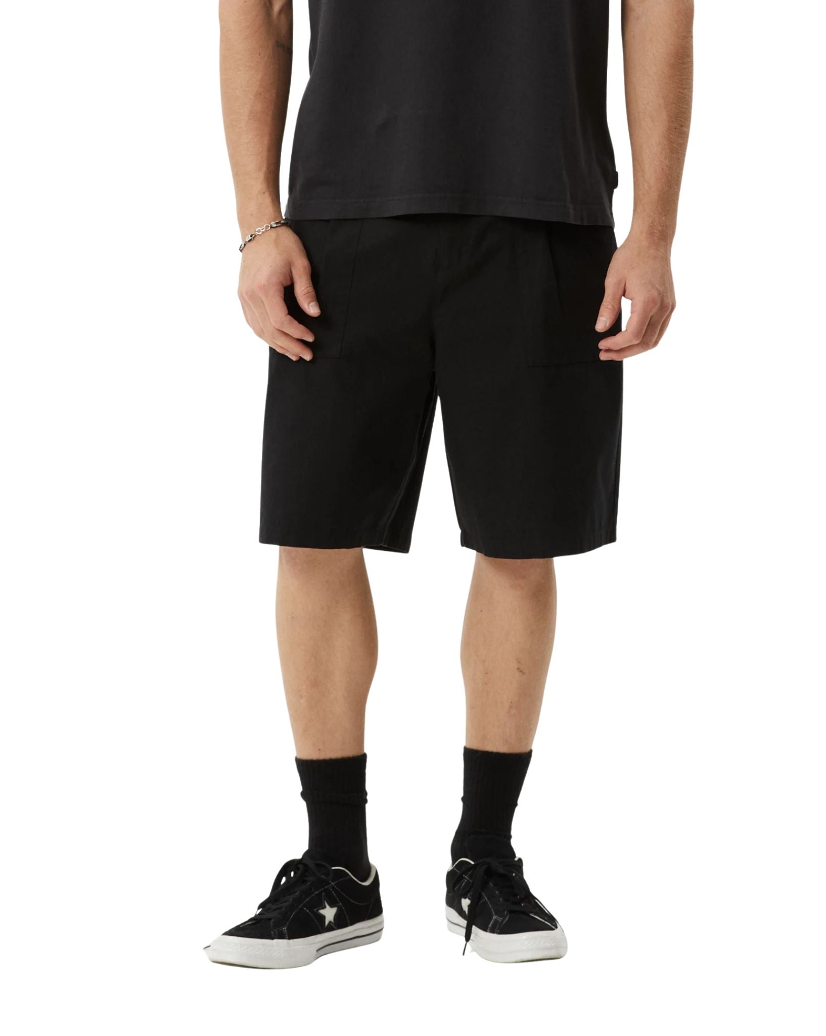 Afends Glider Pleated Recycled Short 22"