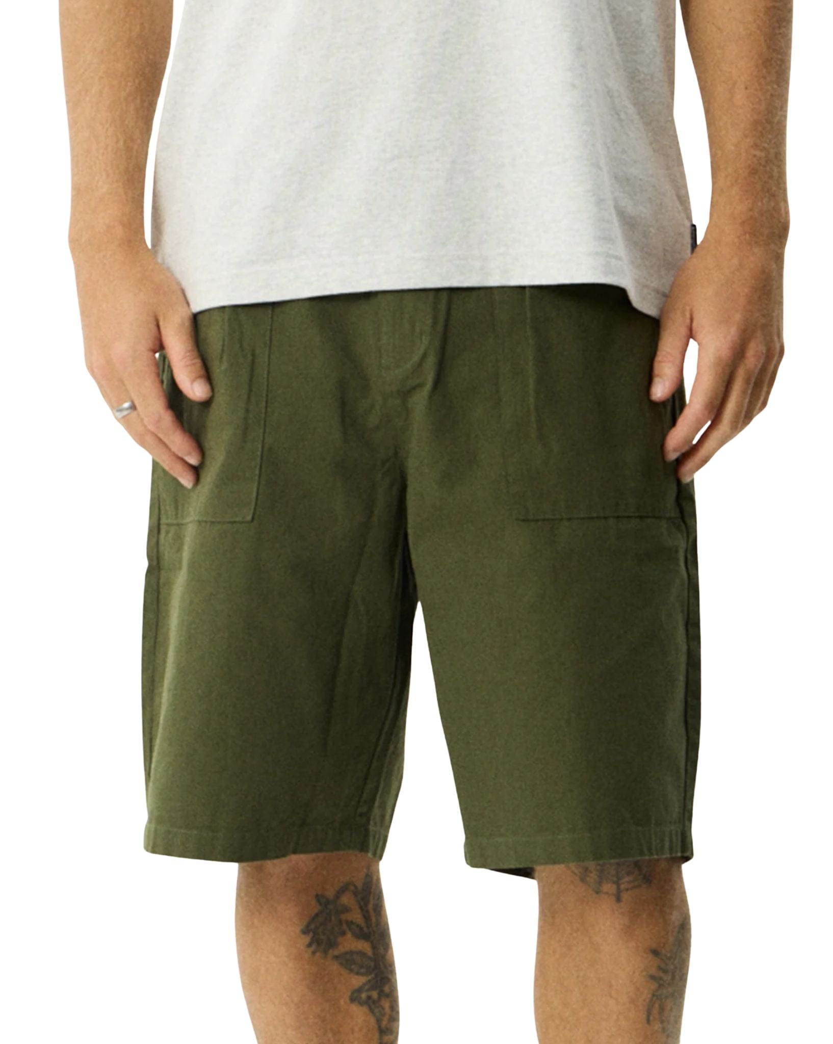 Afends Glider - Recycled Pleated Short 22 Inch