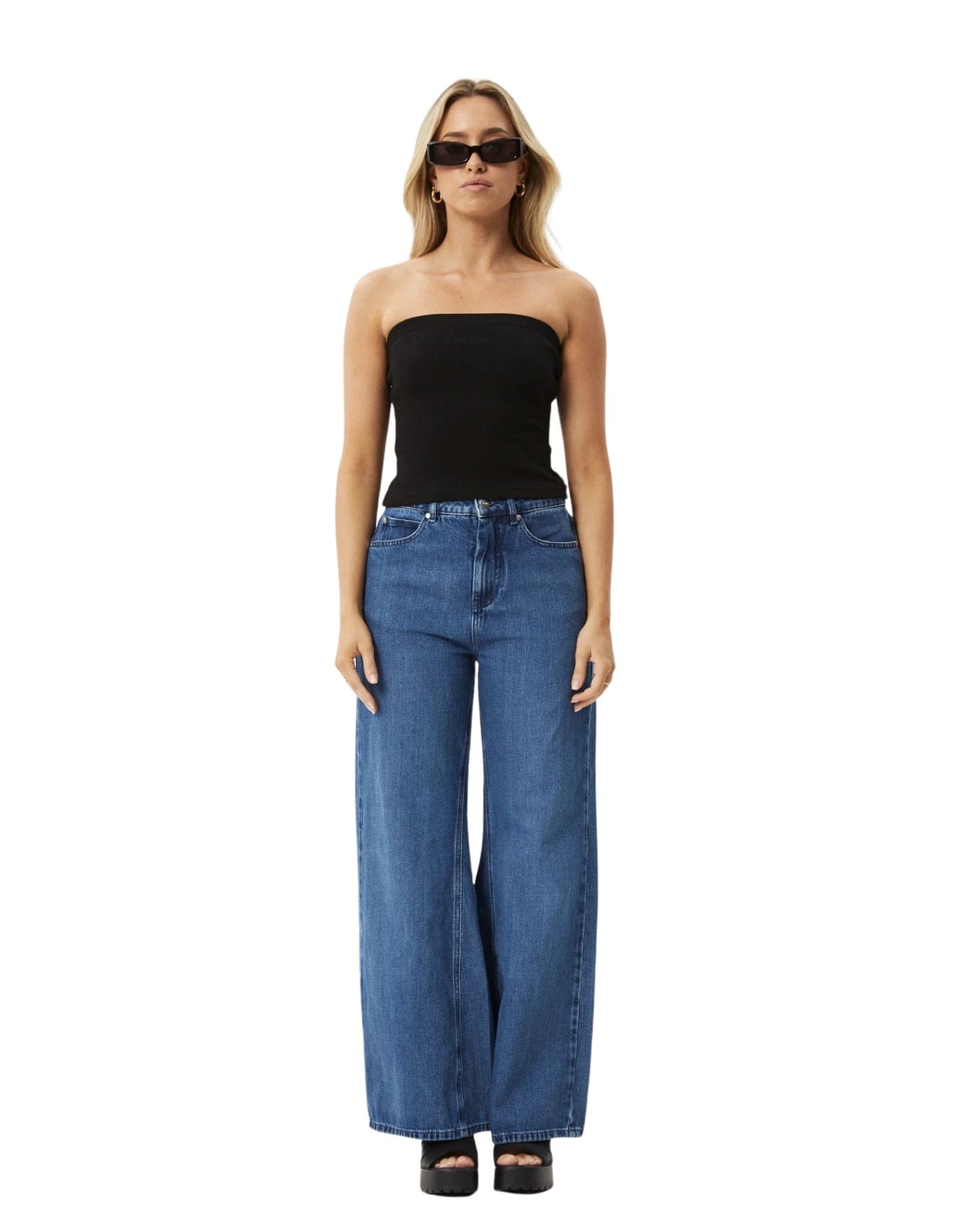 Afends Jamie Rib Tube Top