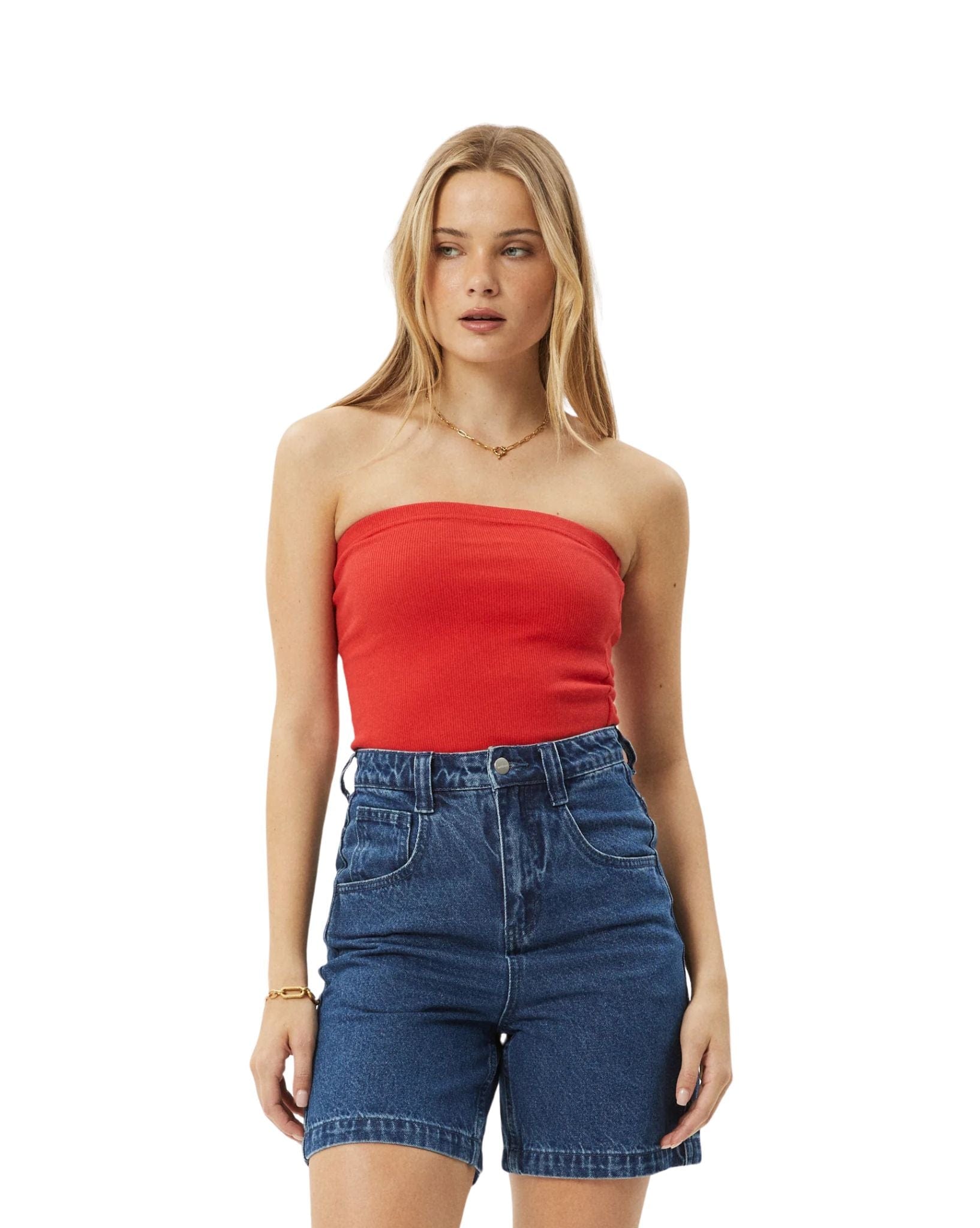 Afends Jamie Rib Tube Top