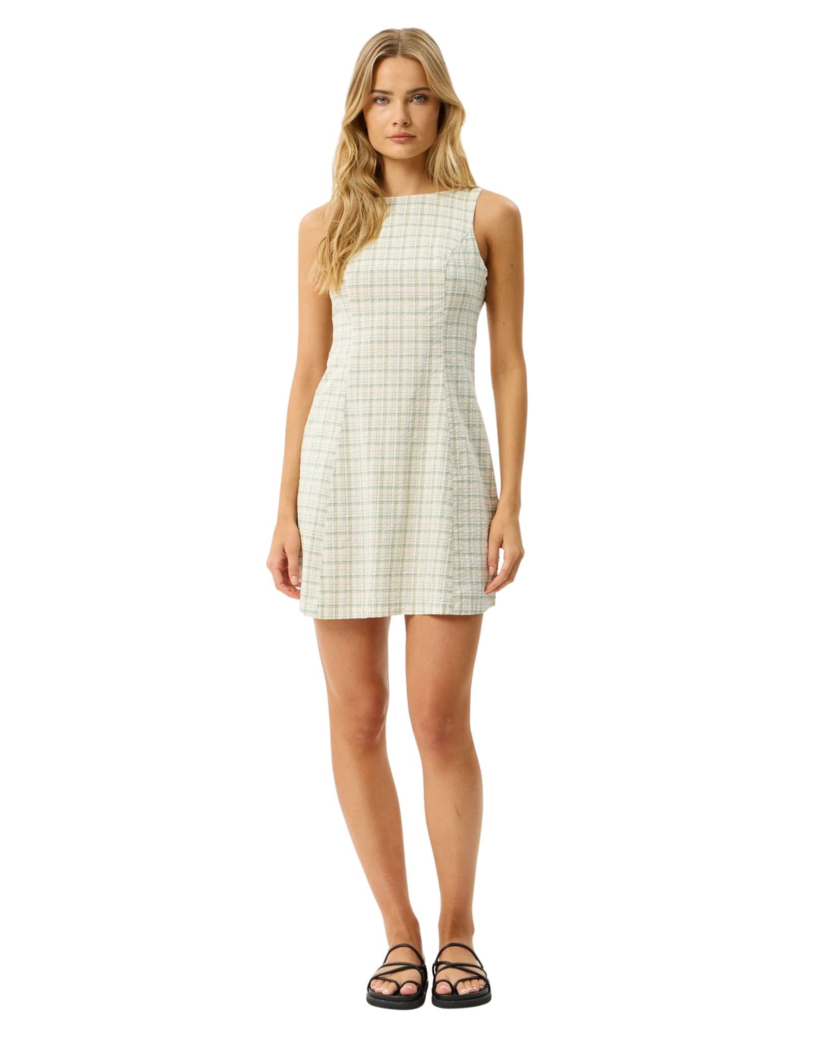 Afends Legacy - Organic Seersucker Mini Dress
