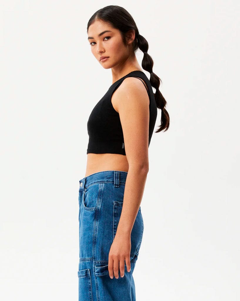 Afends Lilah - Pointelle Cropped Tank