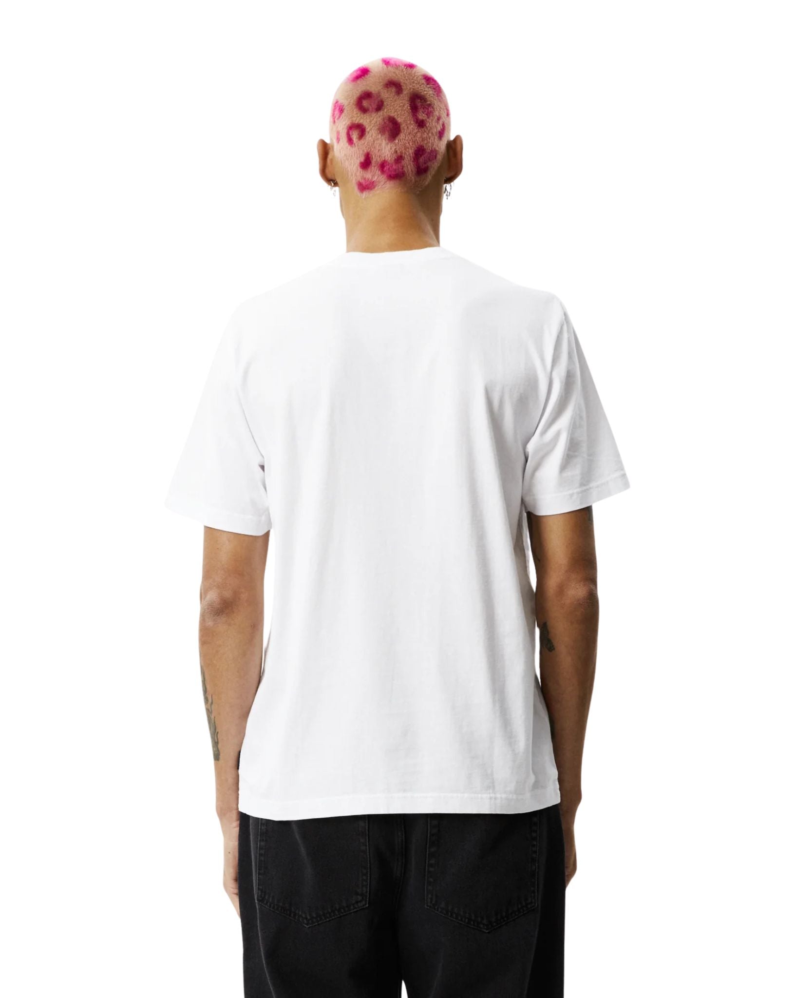 Afends Mens Calico Recycled Retro Logo T-Shirt