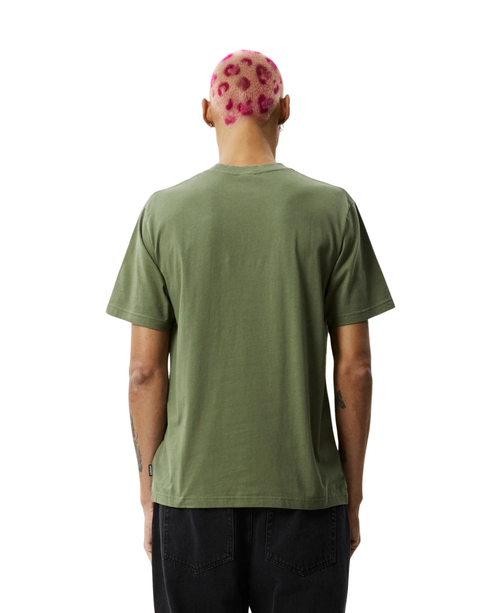 Afends Mens Calico Recycled Retro Logo T-Shirt
