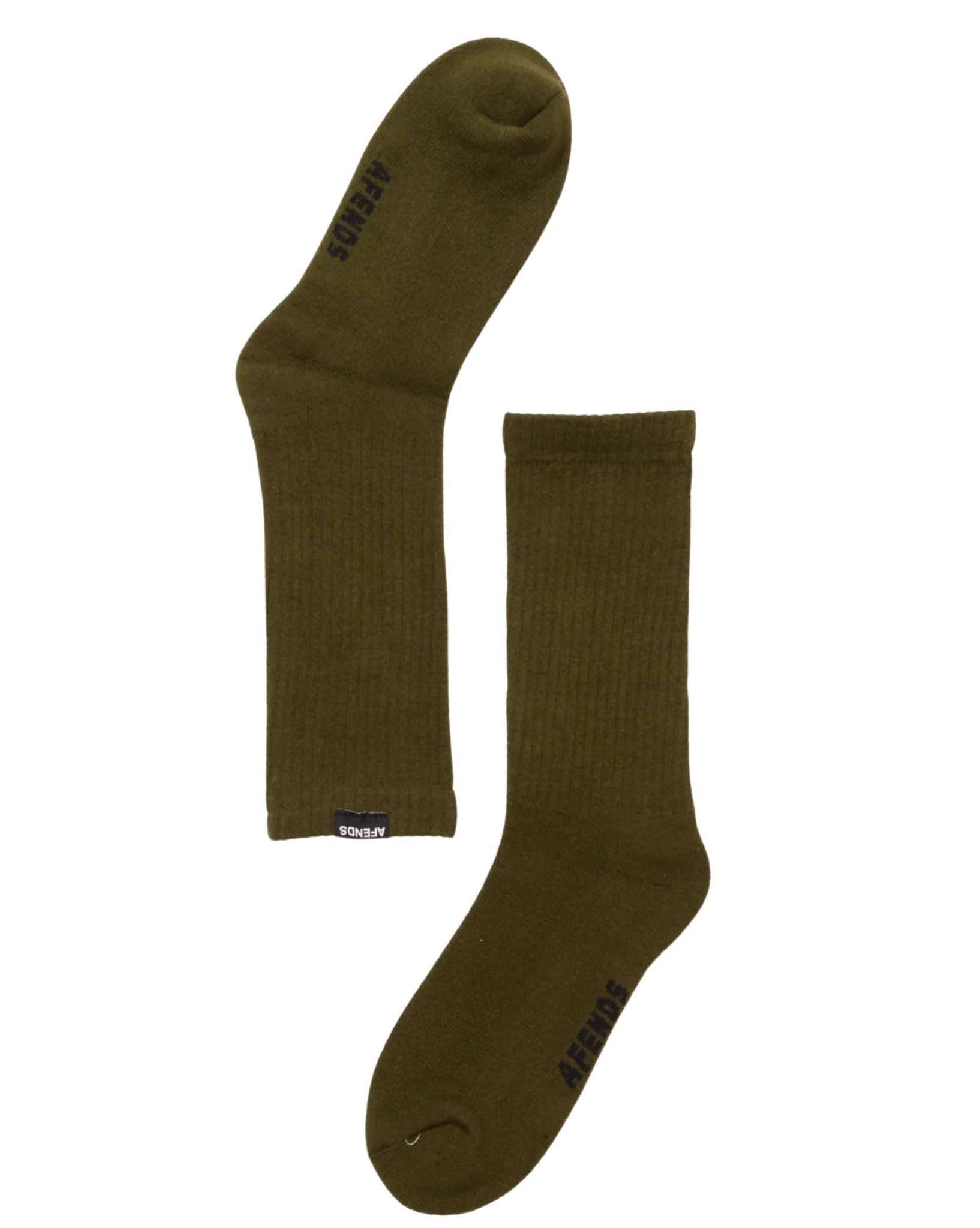 Afends Mens Everyday Hemp Socks One Pack