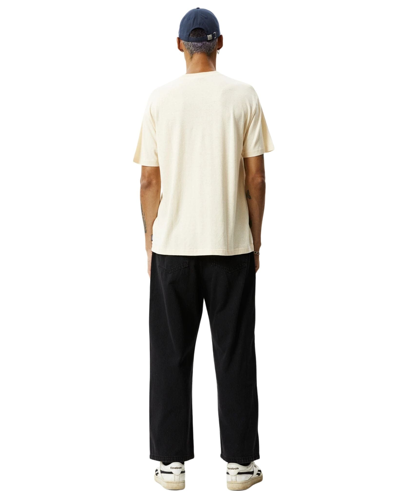 Afends Mens Holiday Graphic Boxy  T-Shirt - Sand