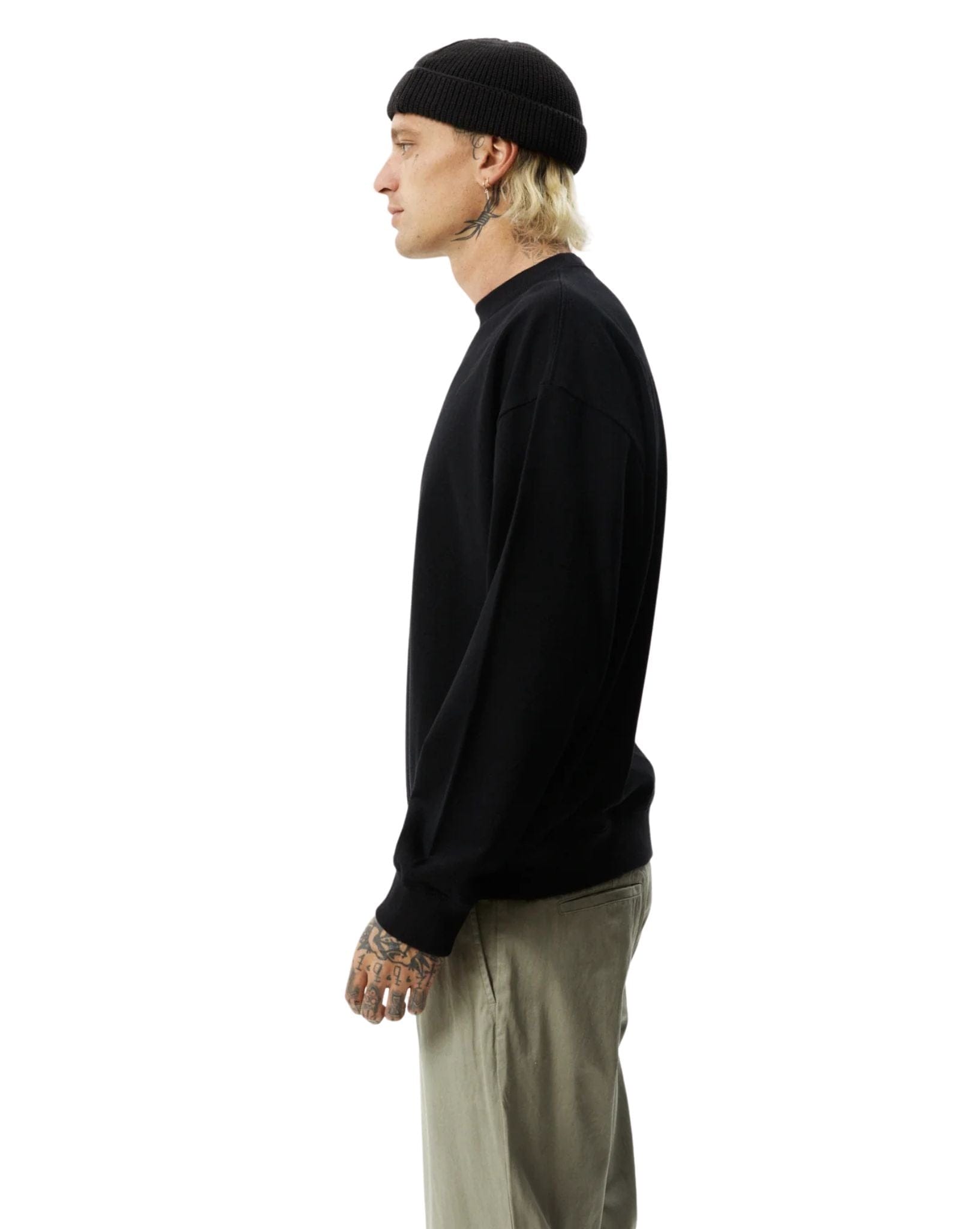 Afends Mens Indica Hemp Crew Neck Jumper