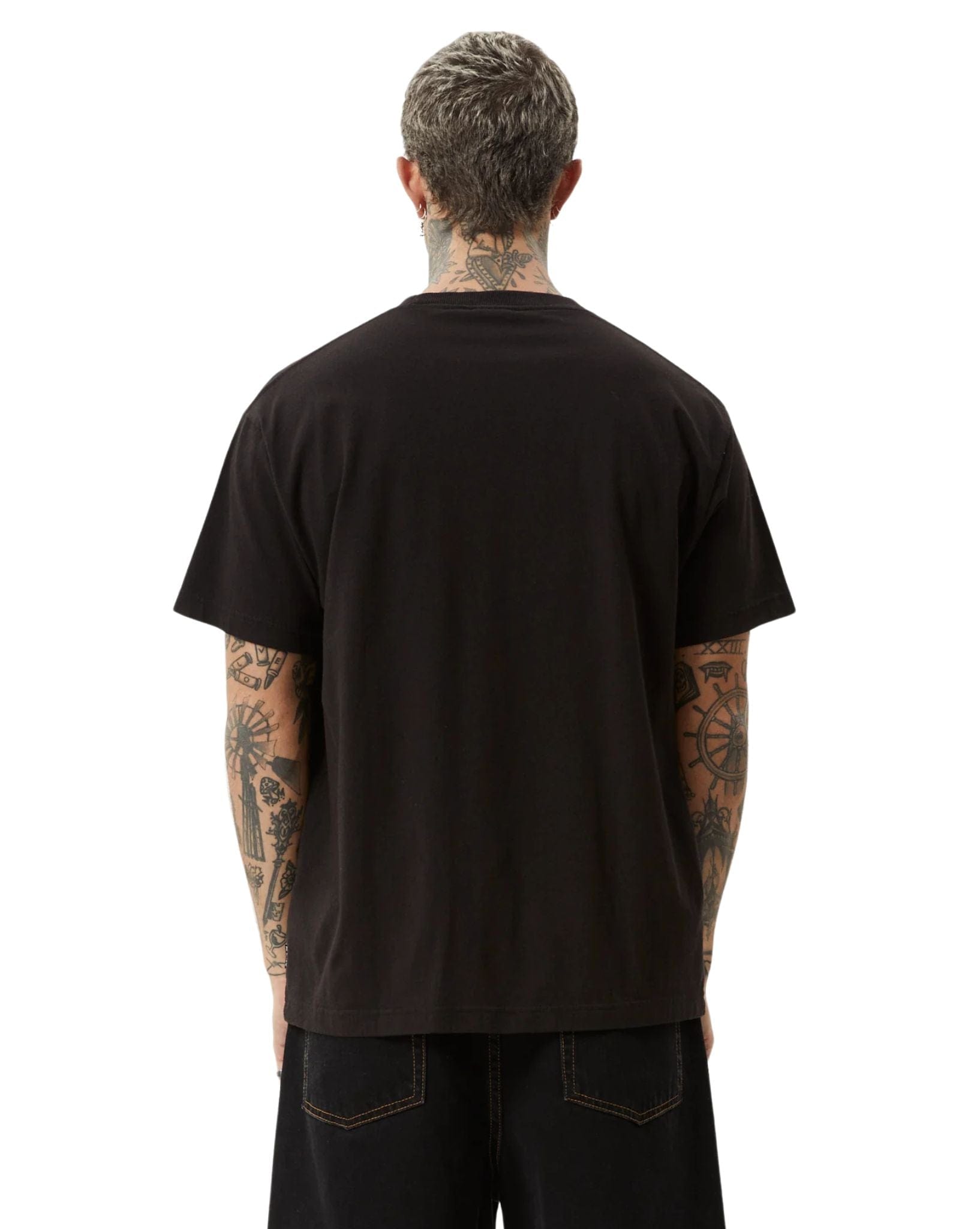 Afends Mens Peace Out Boxy Fit Tee