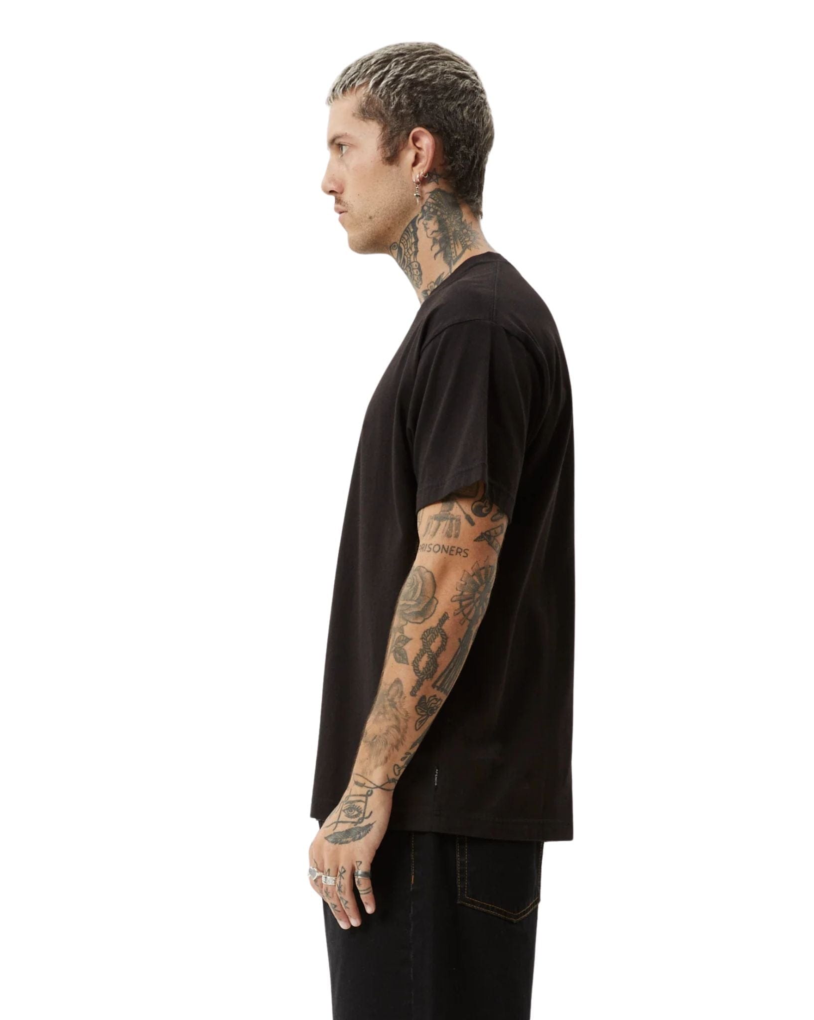 Afends Mens Peace Out Boxy Fit Tee