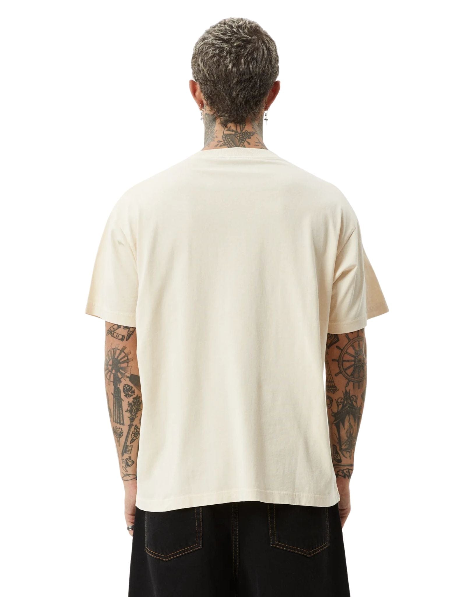 Afends Mens Peace Out Boxy Fit Tee