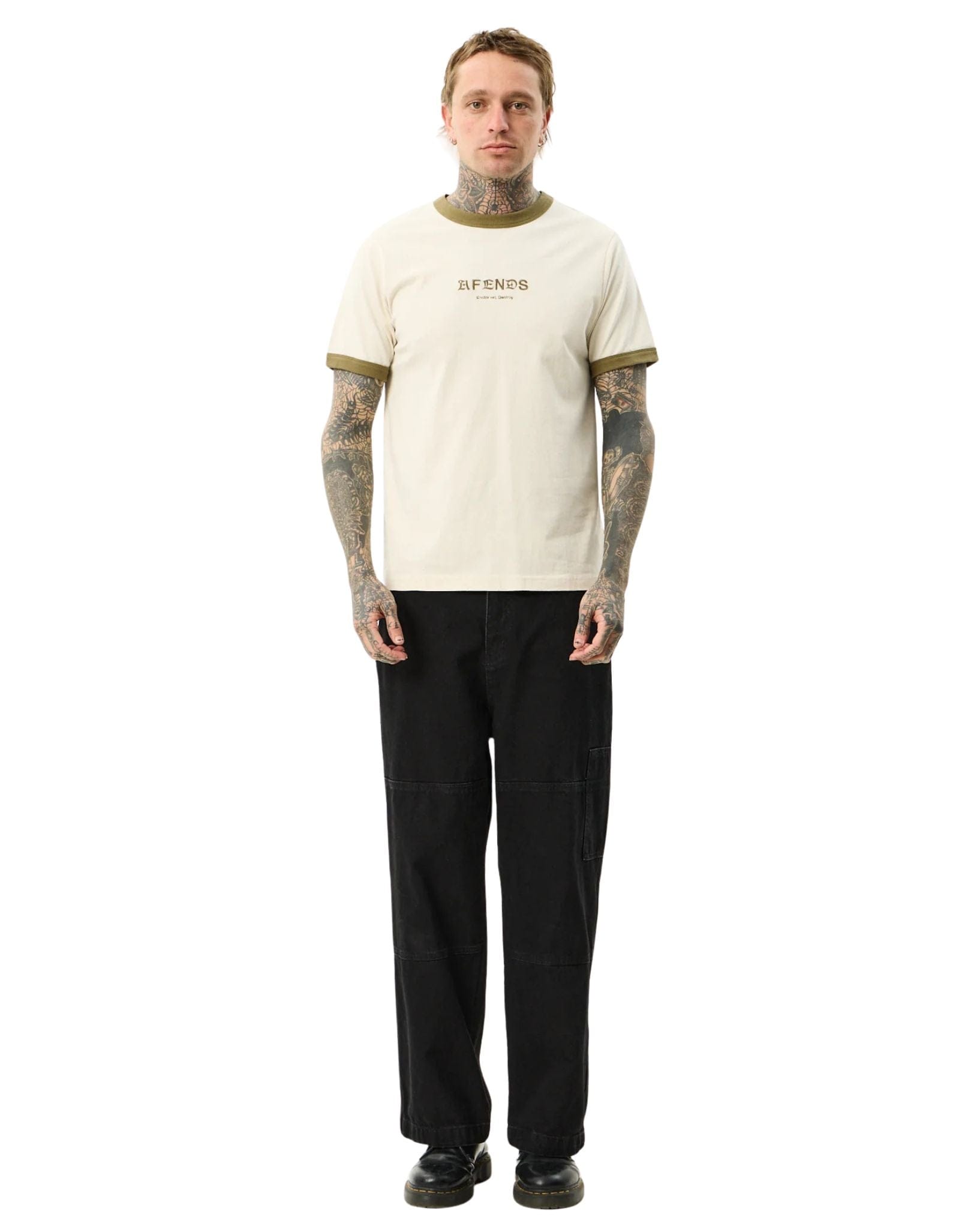 Afends Mix Up - Recycled Ringer Tee