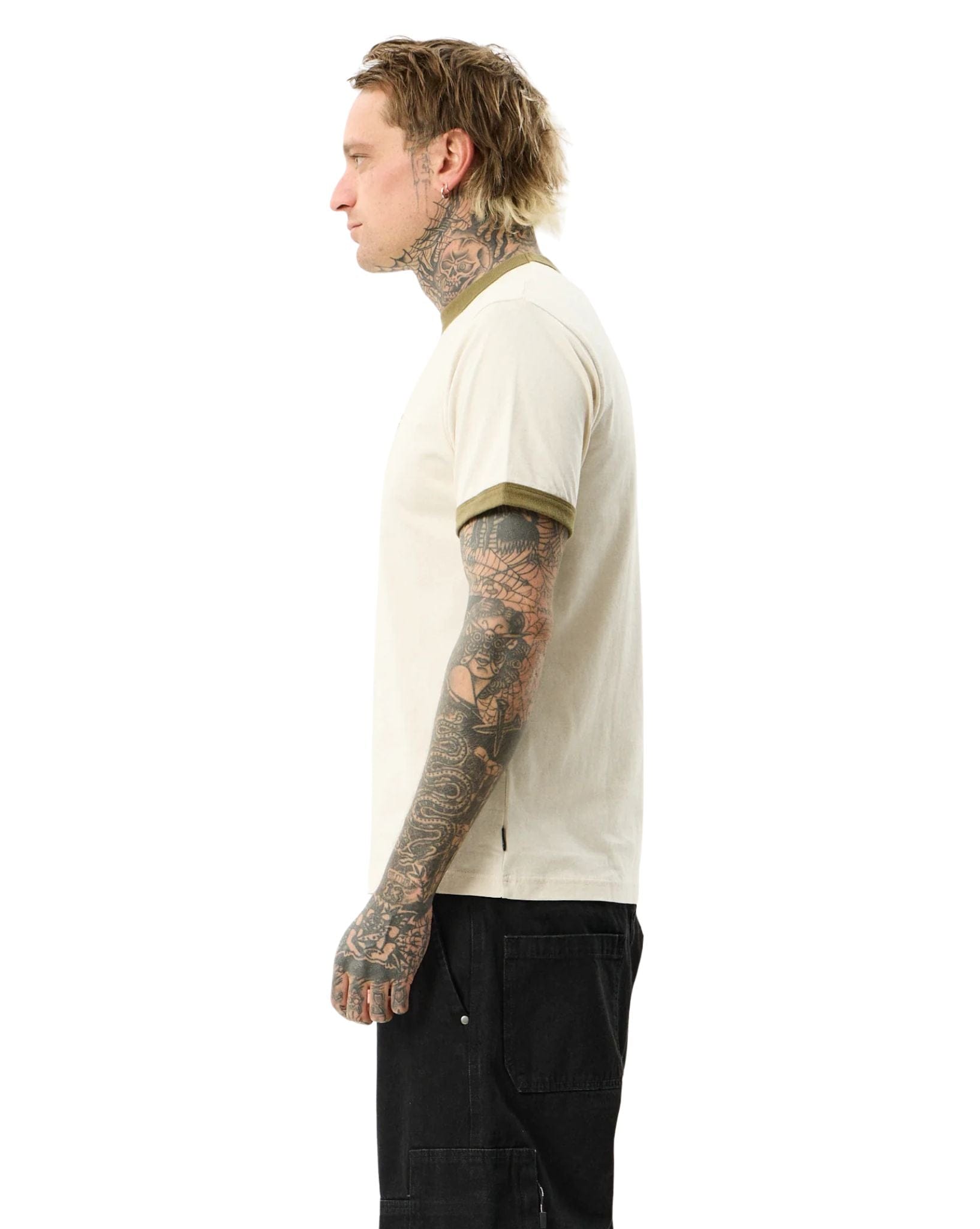 Afends Mix Up - Recycled Ringer Tee