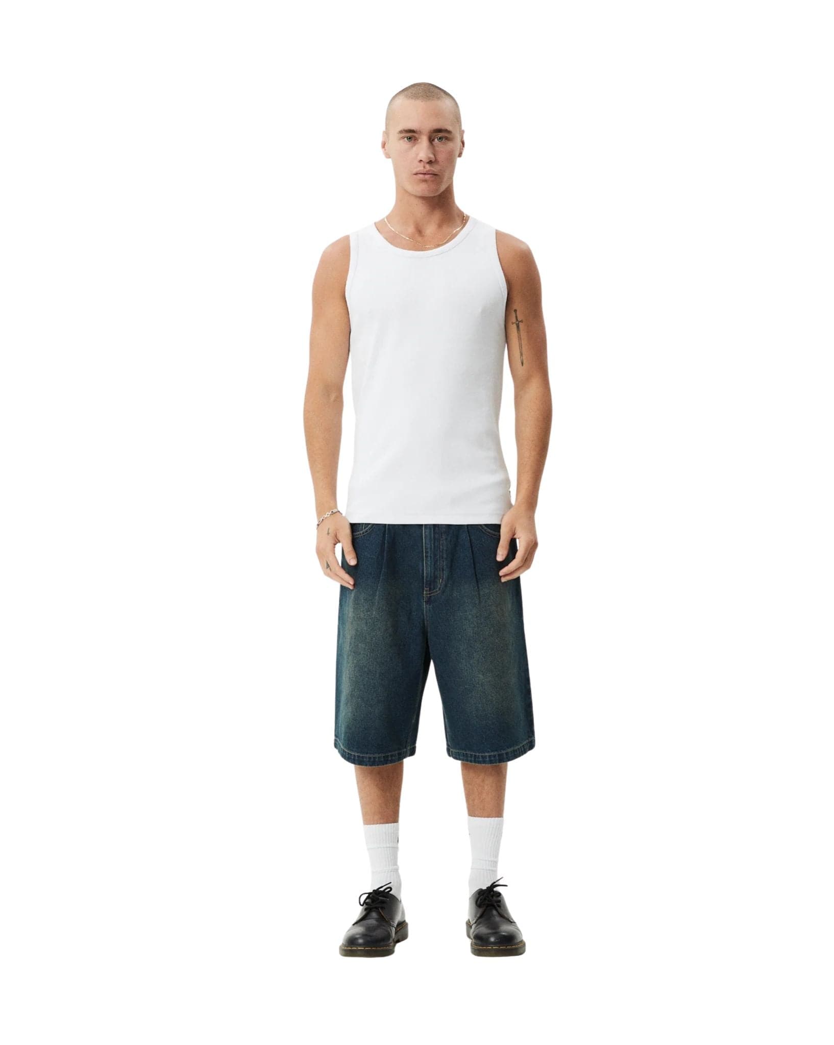 Afends Paramount Ribbed Singlet
