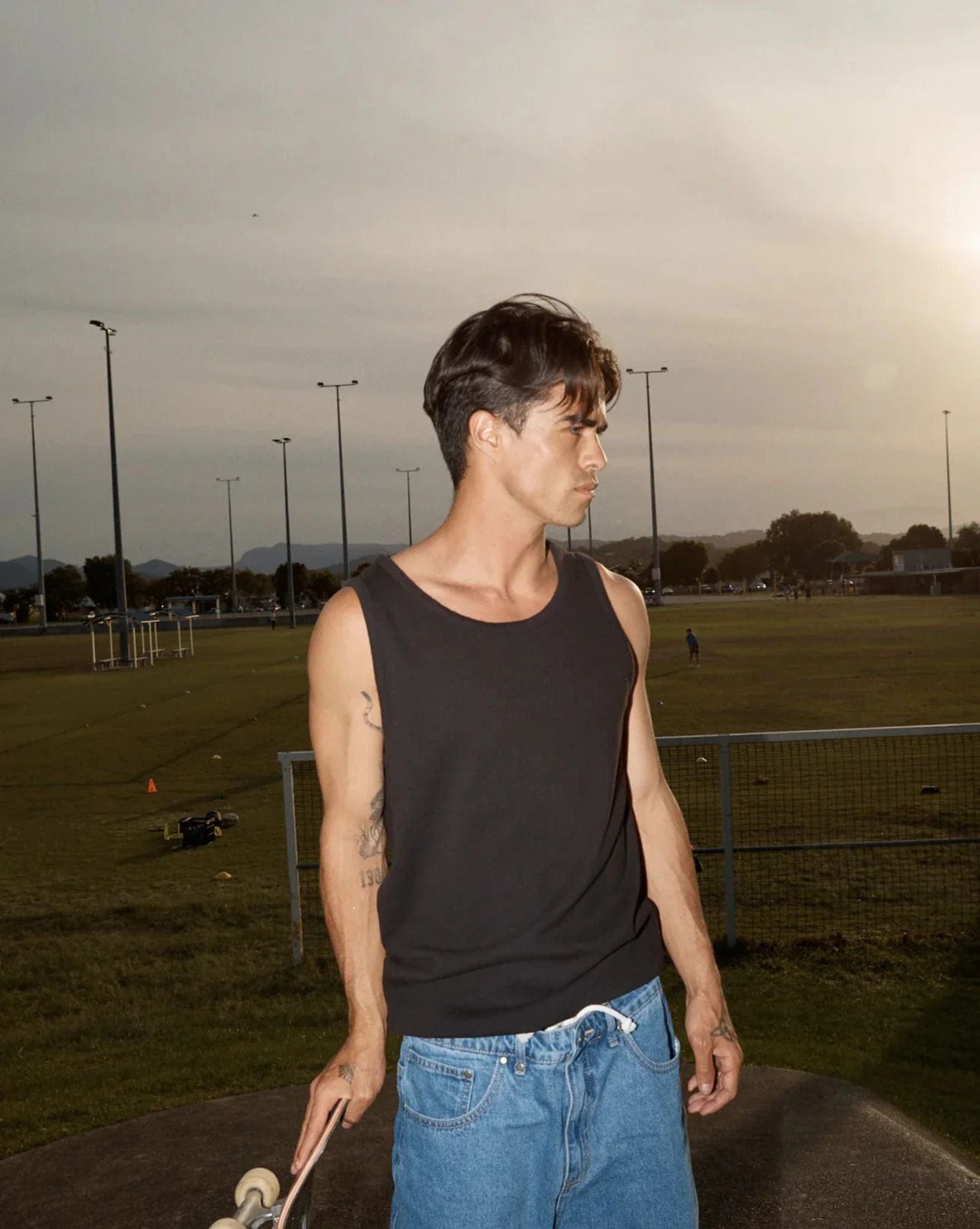 Afends Paramount Ribbed Singlet