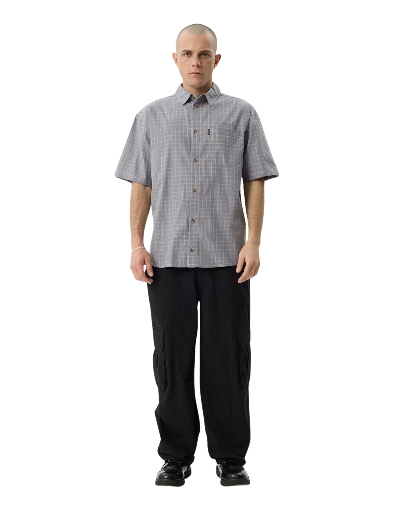 Afends Proposal - Organic Short Sleeve Shirt  Check