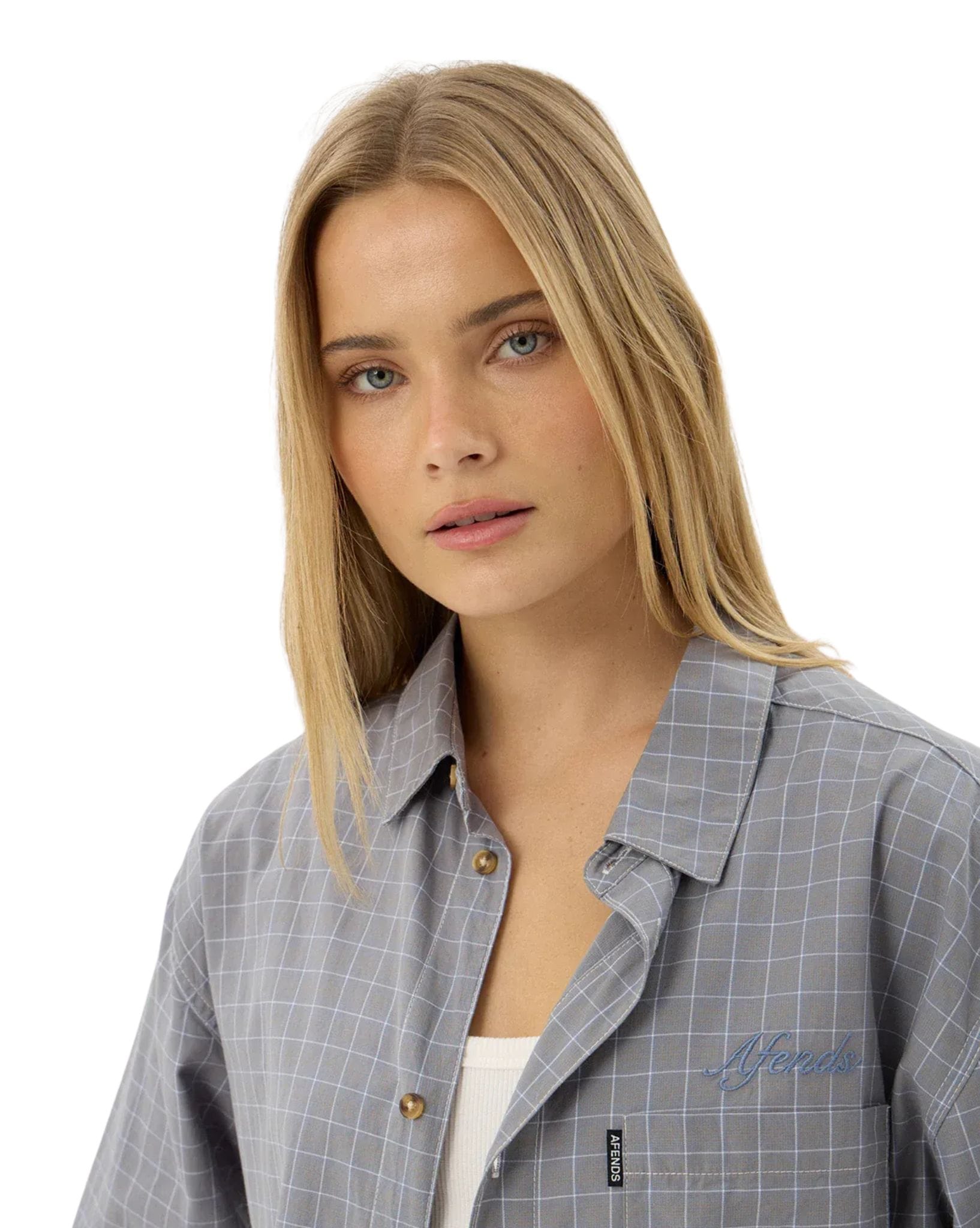 Afends Proposal - Organic Short Sleeve Shirt  Check