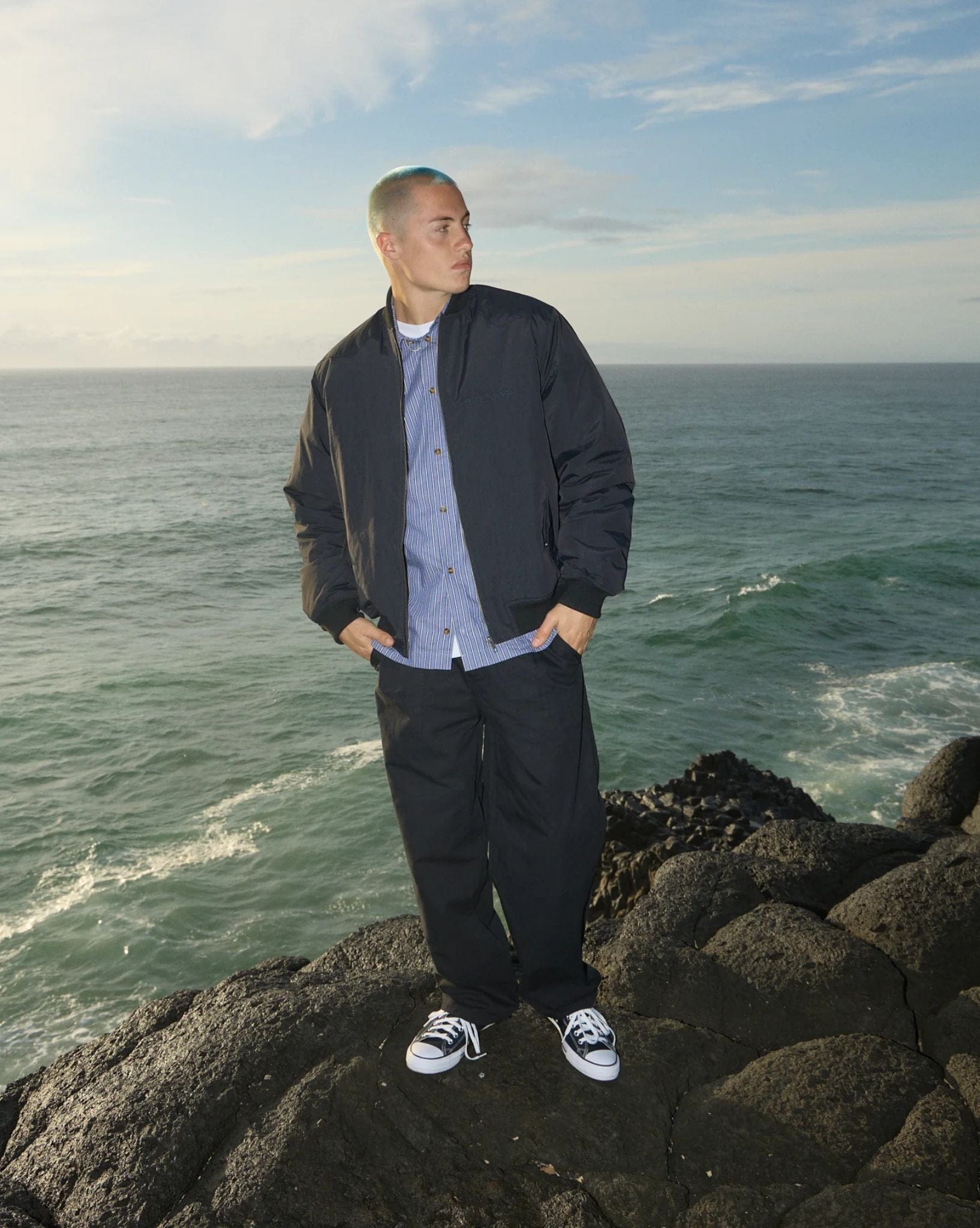 Afends Shipwreck Stripe - Recycled Short Sleeve Shirt