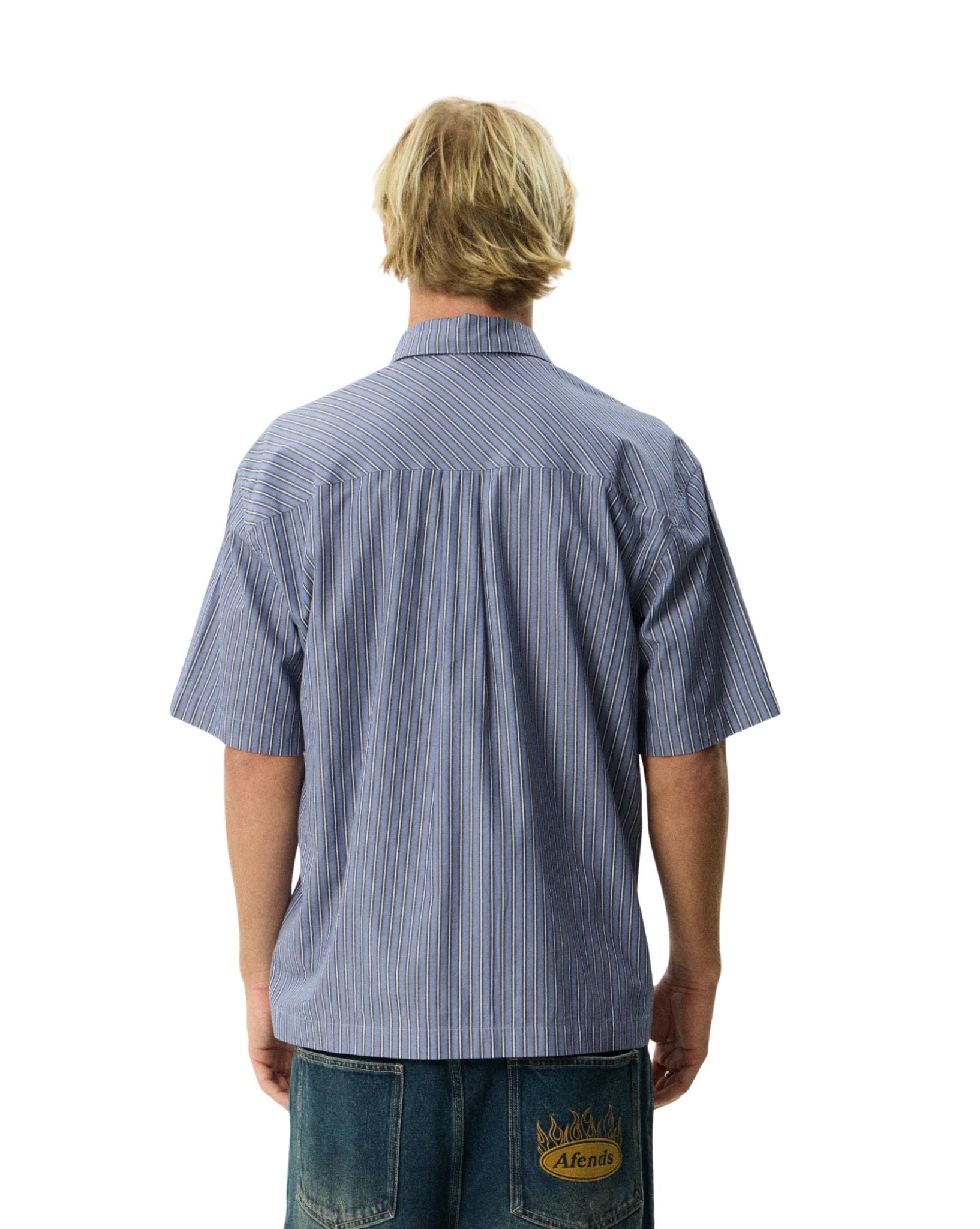 Afends Shipwreck Stripe - Recycled Short Sleeve Shirt