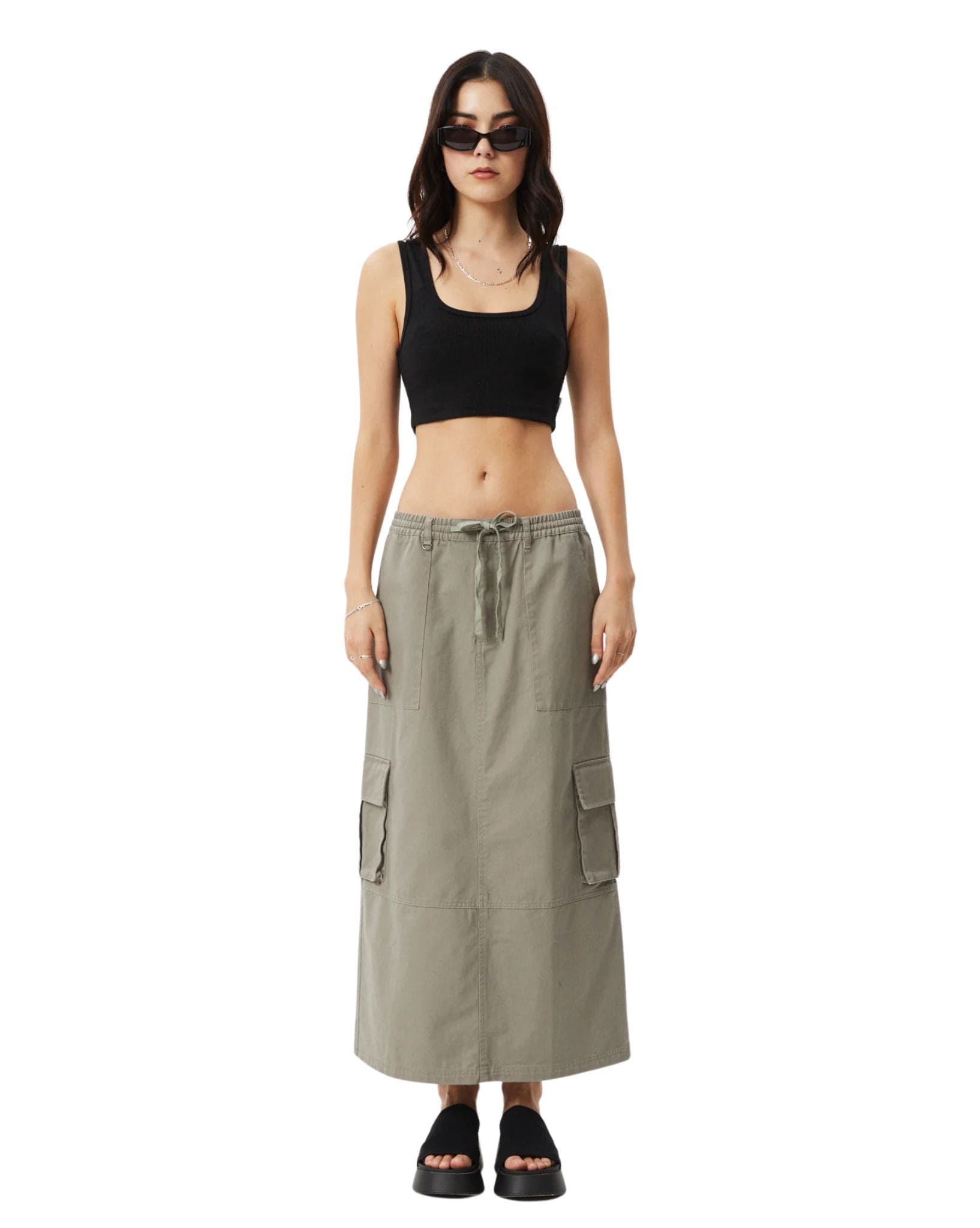 Afends Tasman - Organic Cargo Maxi Skirt