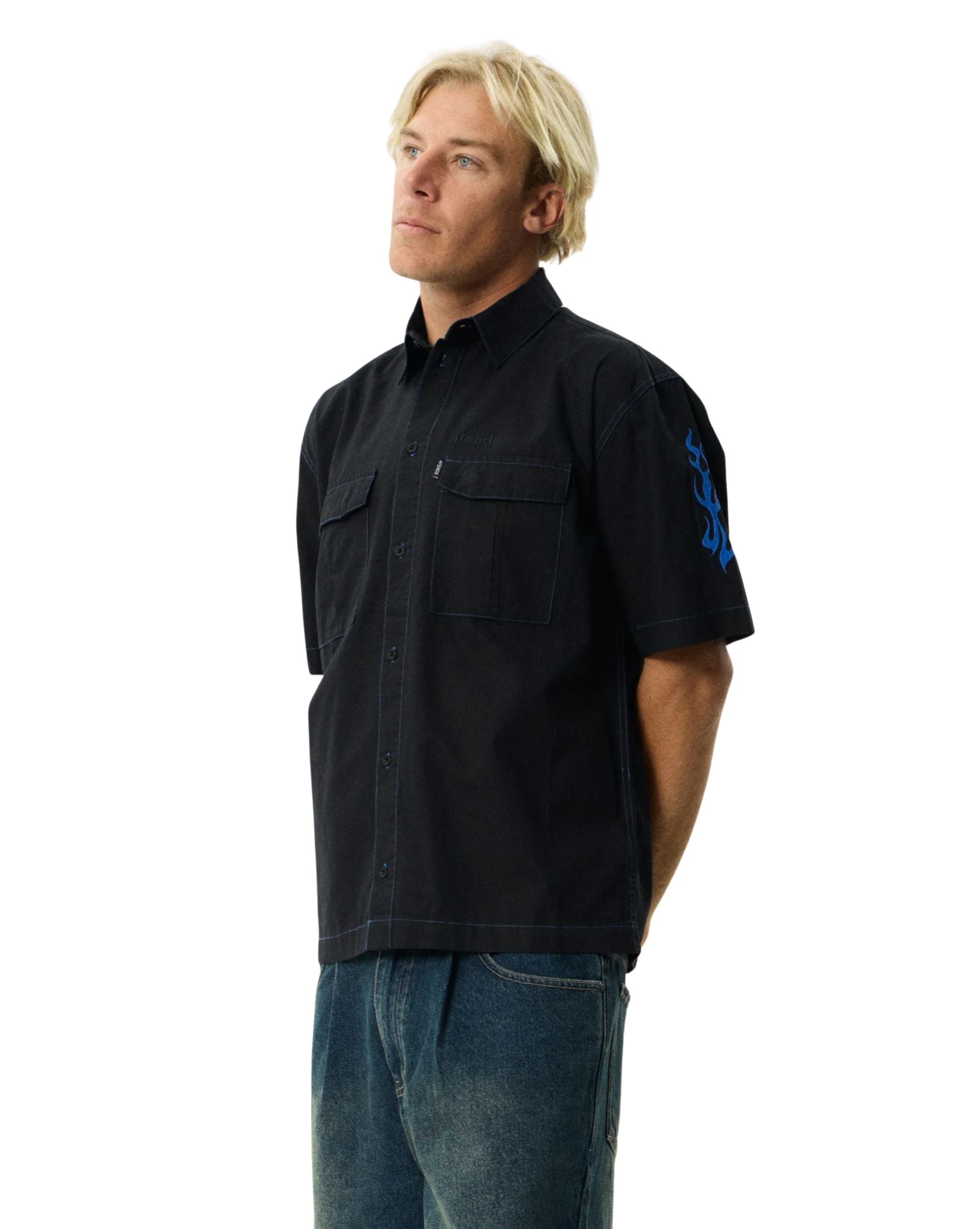 Afends Utility - Hemp Short Sleeve Shirt