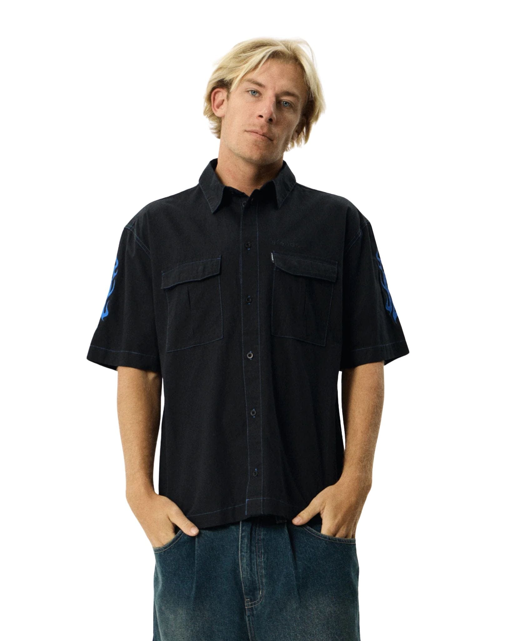 Afends Utility - Hemp Short Sleeve Shirt