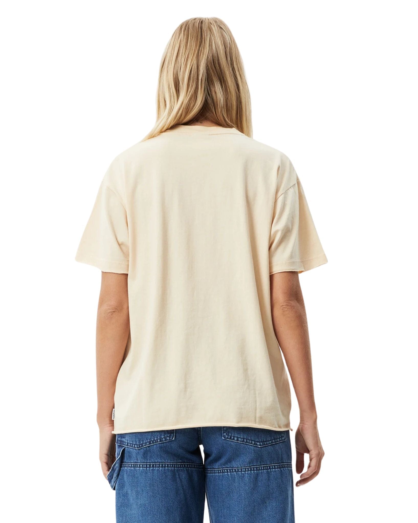 Afends Womens Island Oversized T-Shirt - Sand