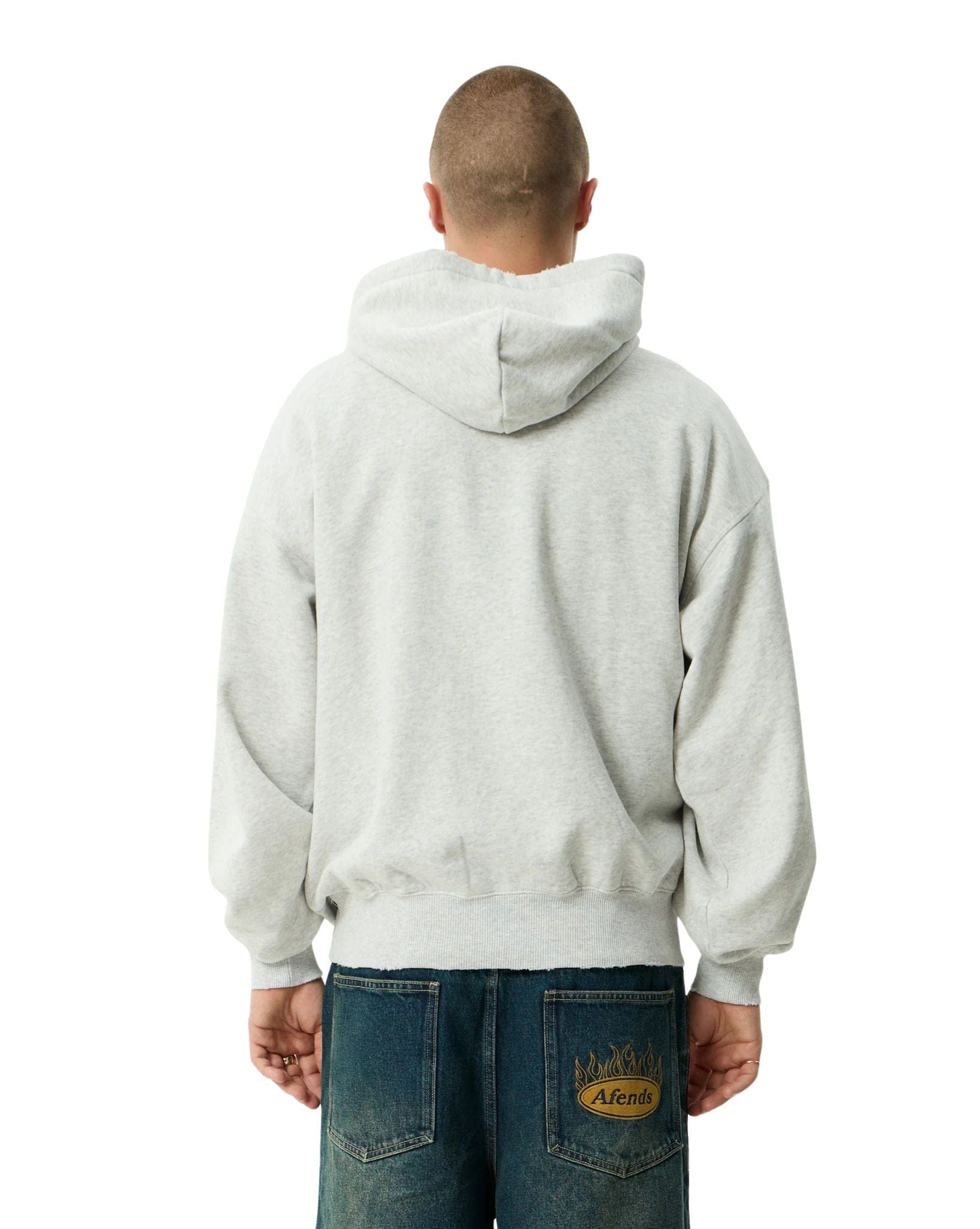 Afends Wonders - Recycled Boxy Pull On Hood