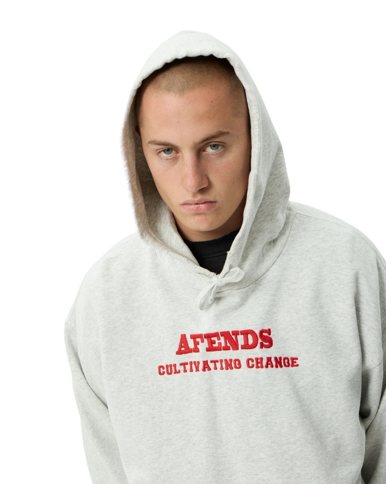 Afends Wonders - Recycled Boxy Pull On Hood