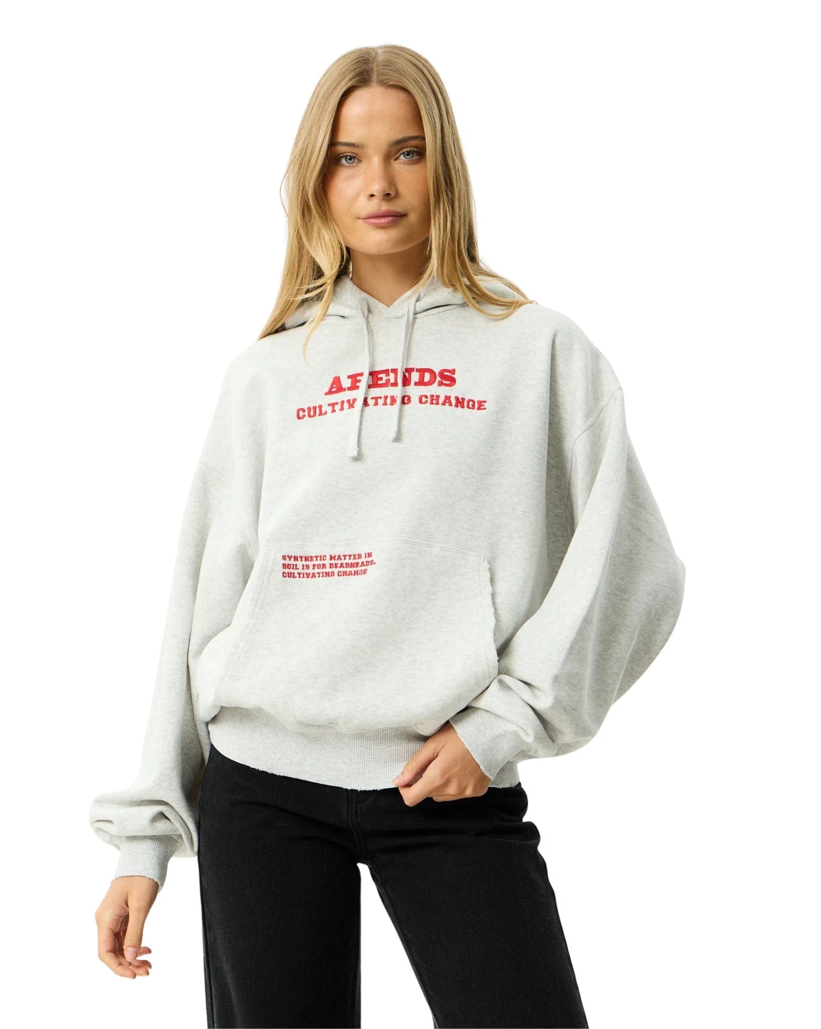 Afends Wonders - Recycled Boxy Pull On Hood