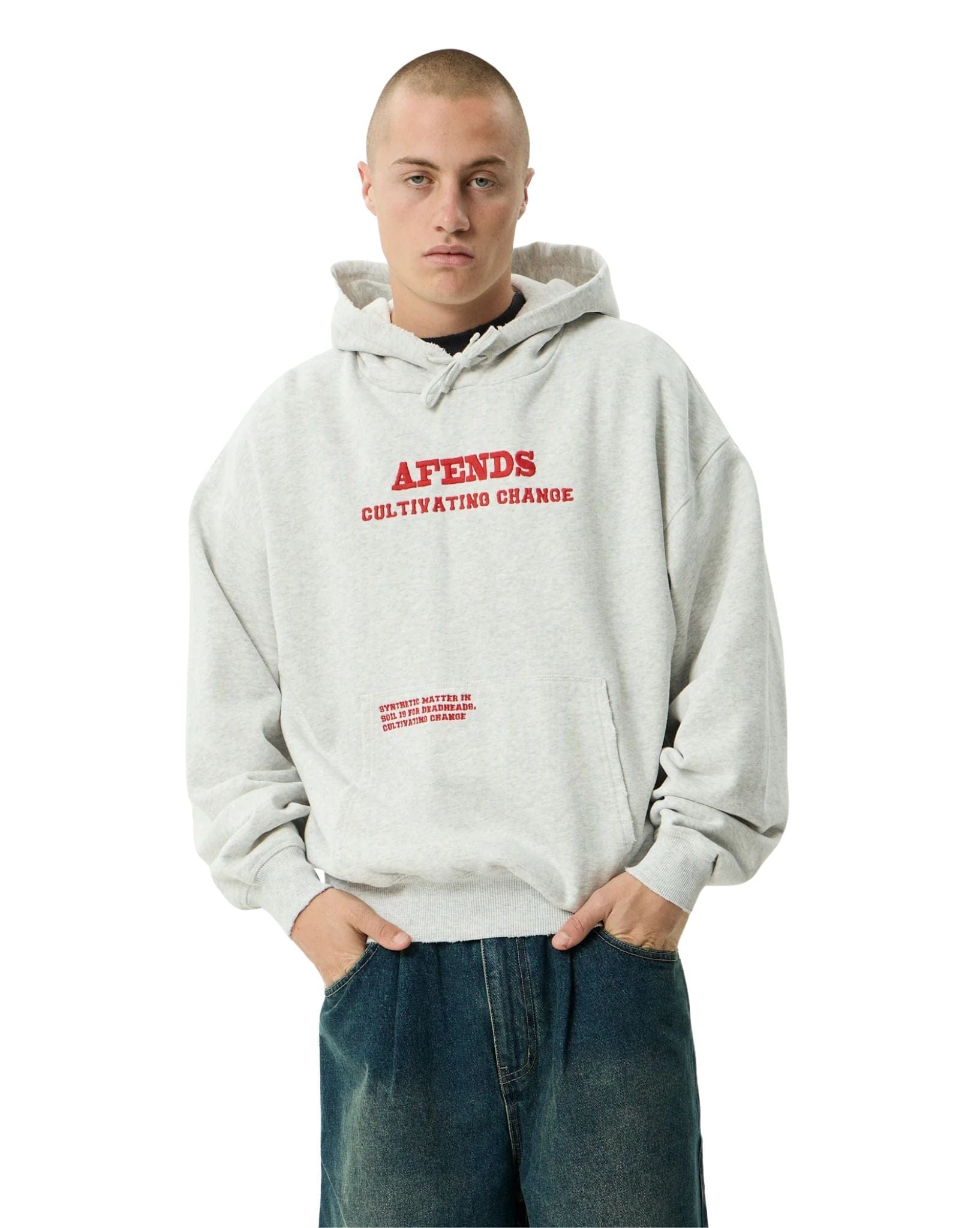 Afends Wonders - Recycled Boxy Pull On Hood