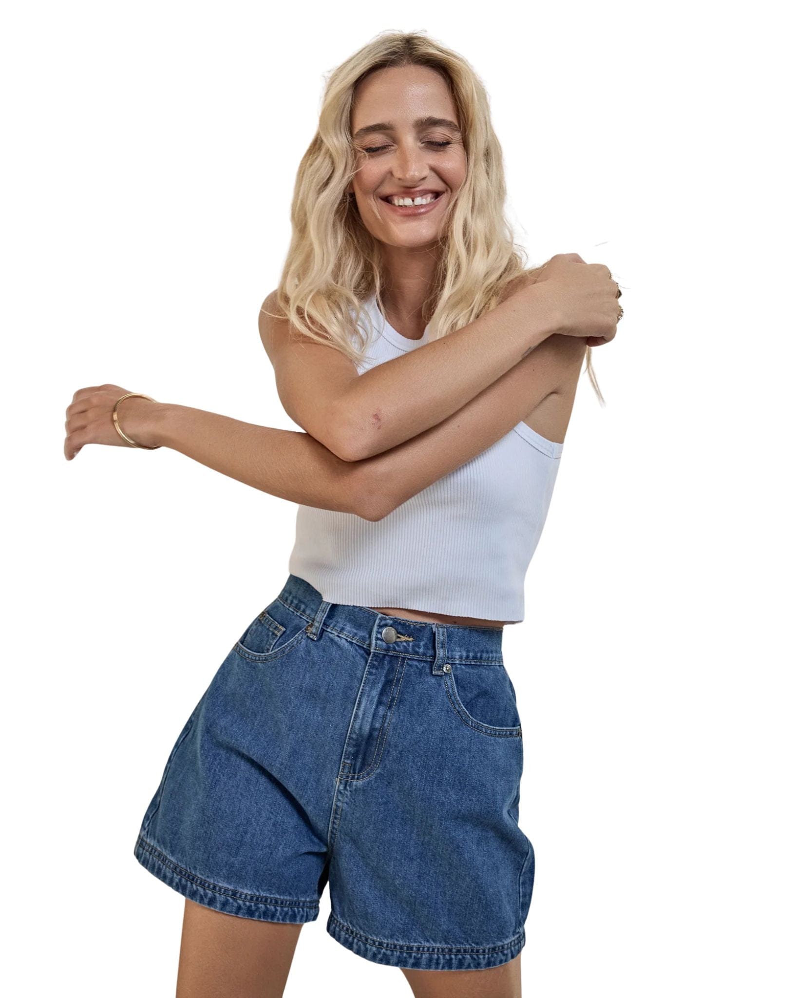 All About Eve Josie Short - Heritage Blue