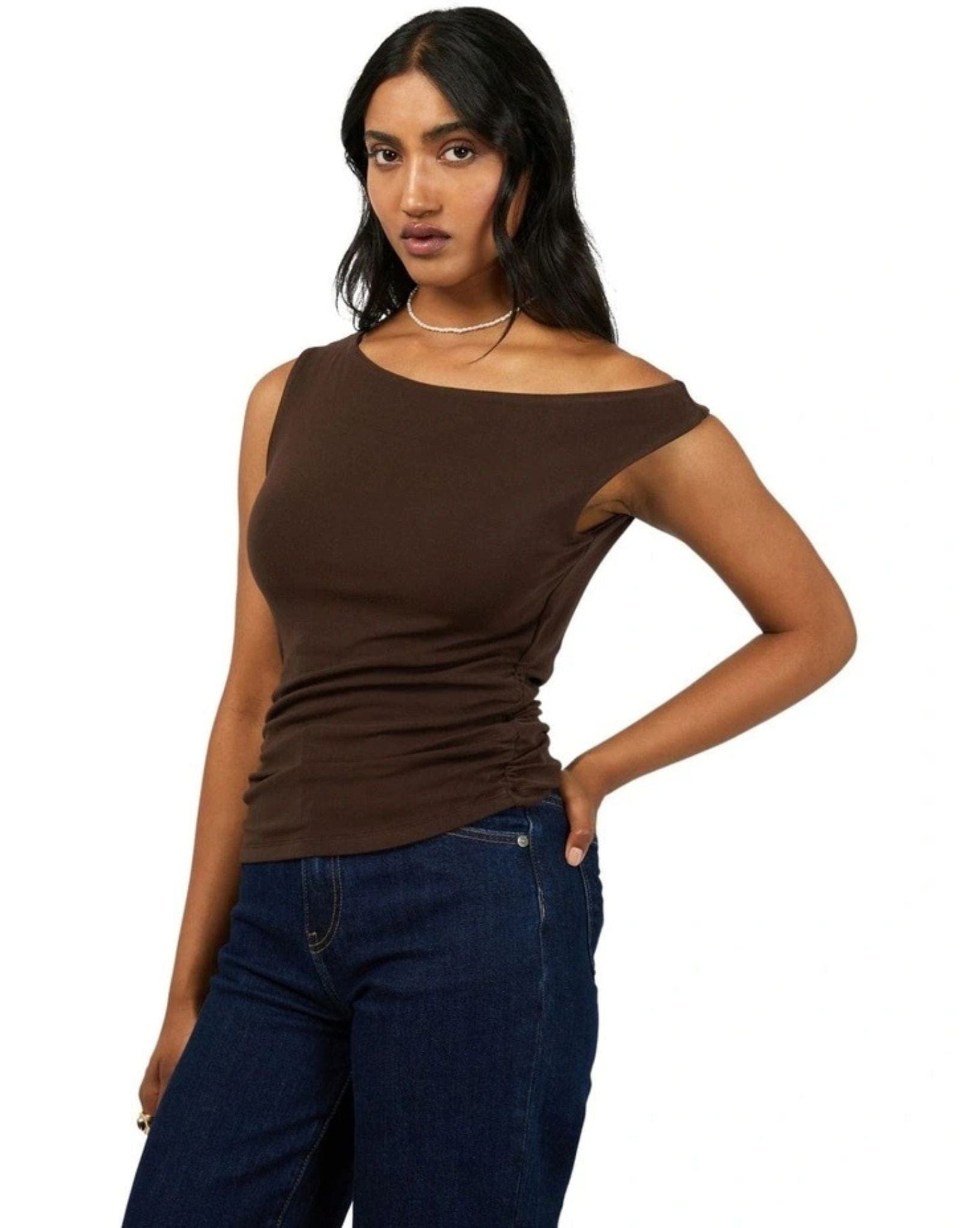 All About Eve Kylie Off Shoulder Top