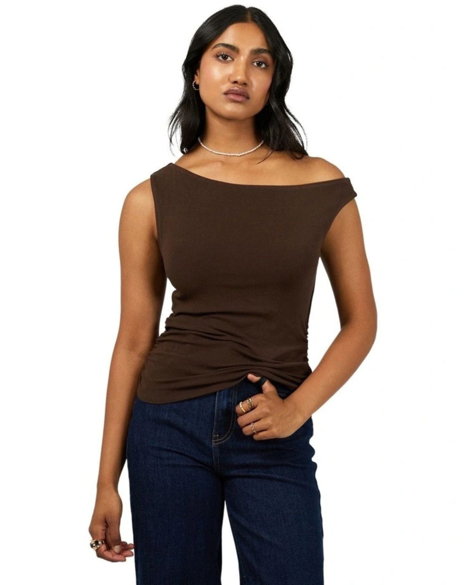 All About Eve Kylie Off Shoulder Top