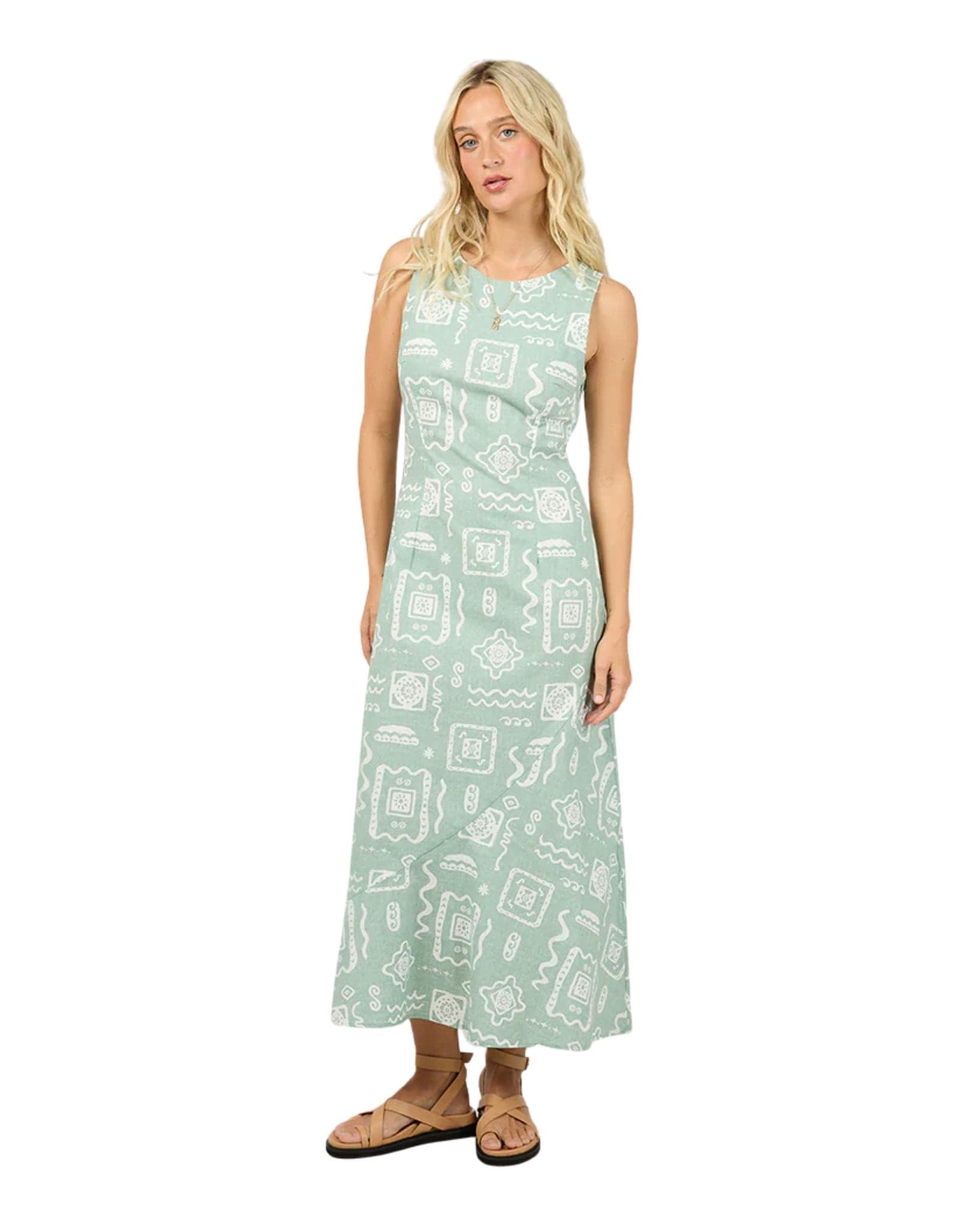 All About Eve Lucia Maxi Dress- Sage