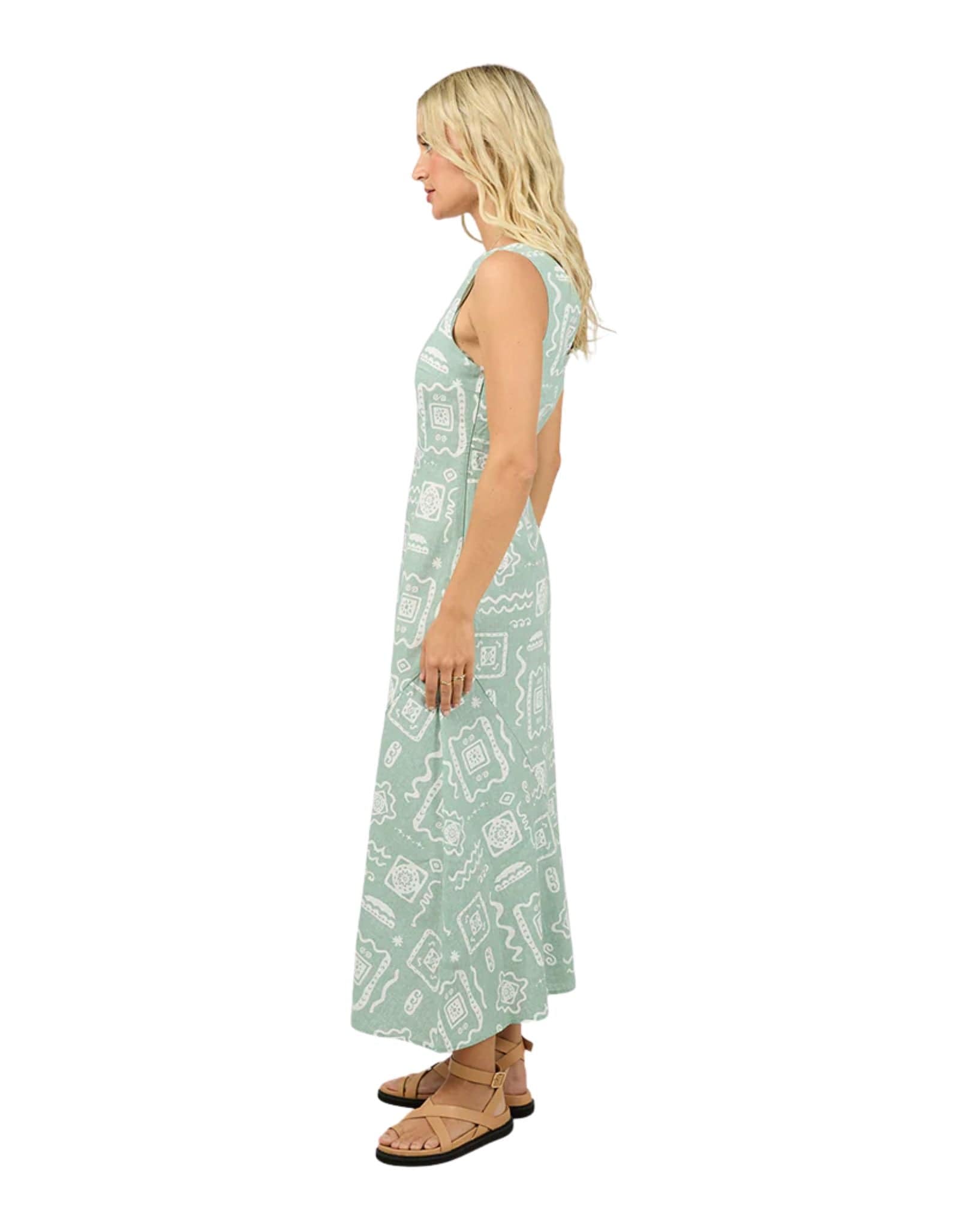 All About Eve Lucia Maxi Dress- Sage