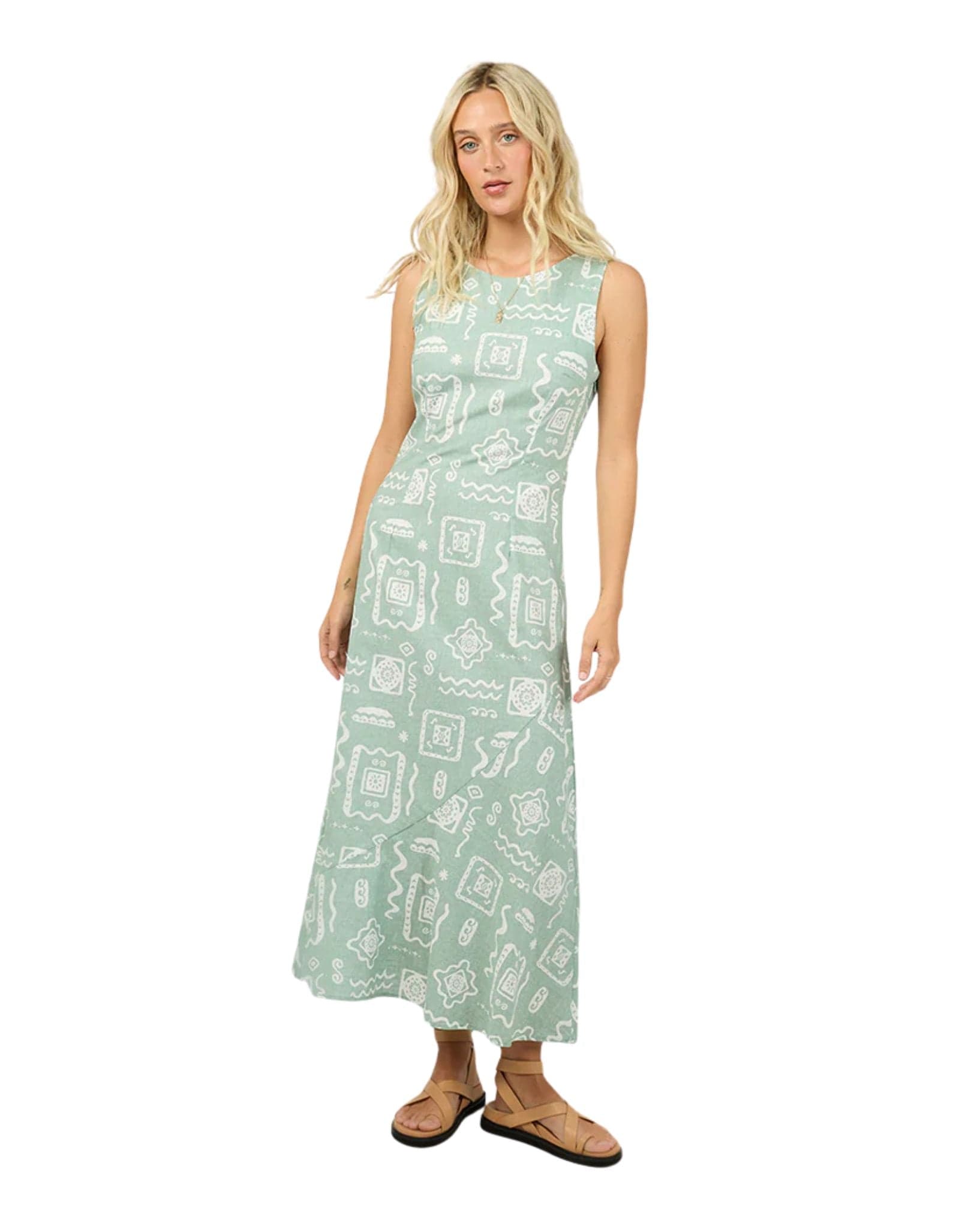 All About Eve Lucia Maxi Dress- Sage