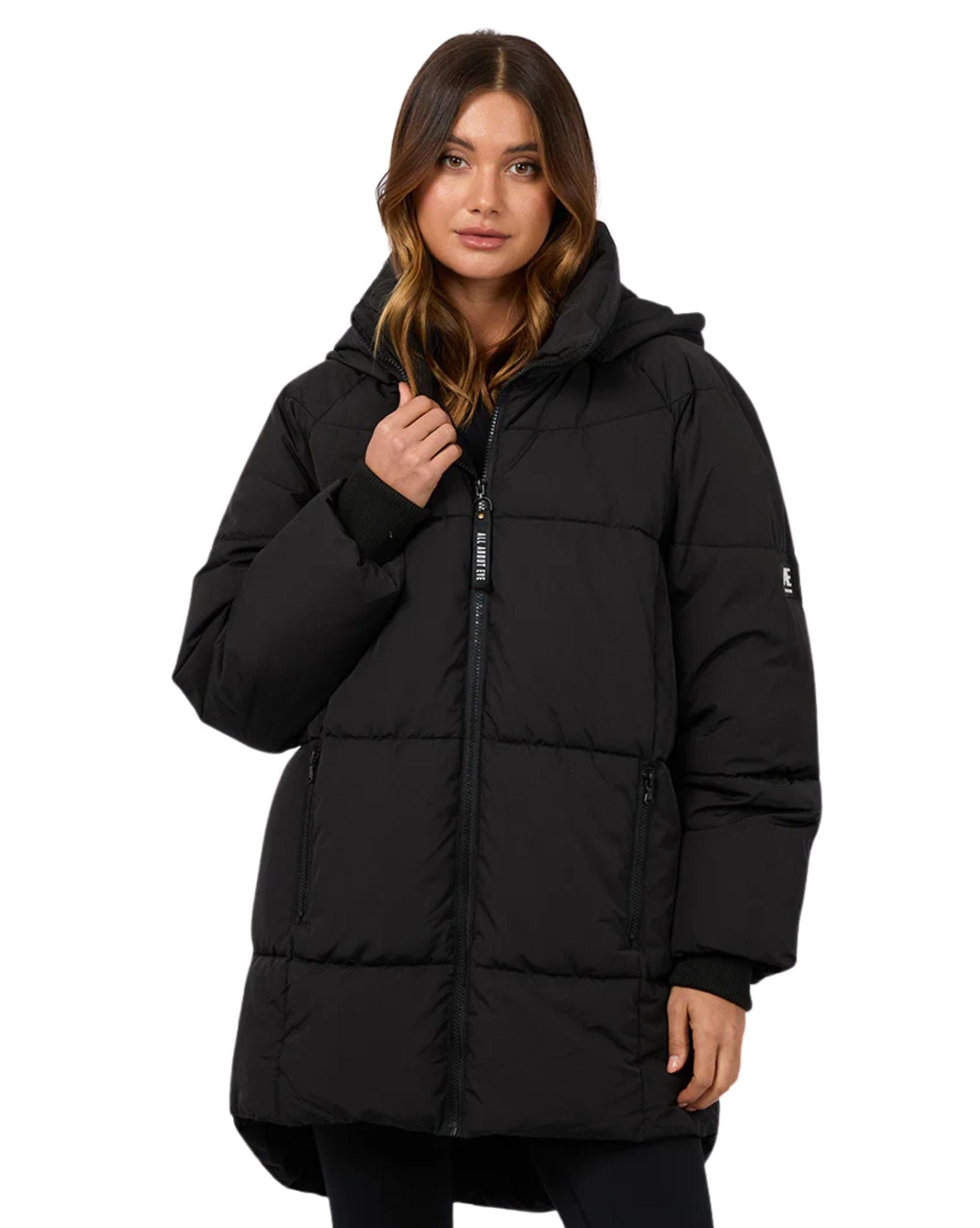 All About Eve Remi Luxe Midi Puffer - Black